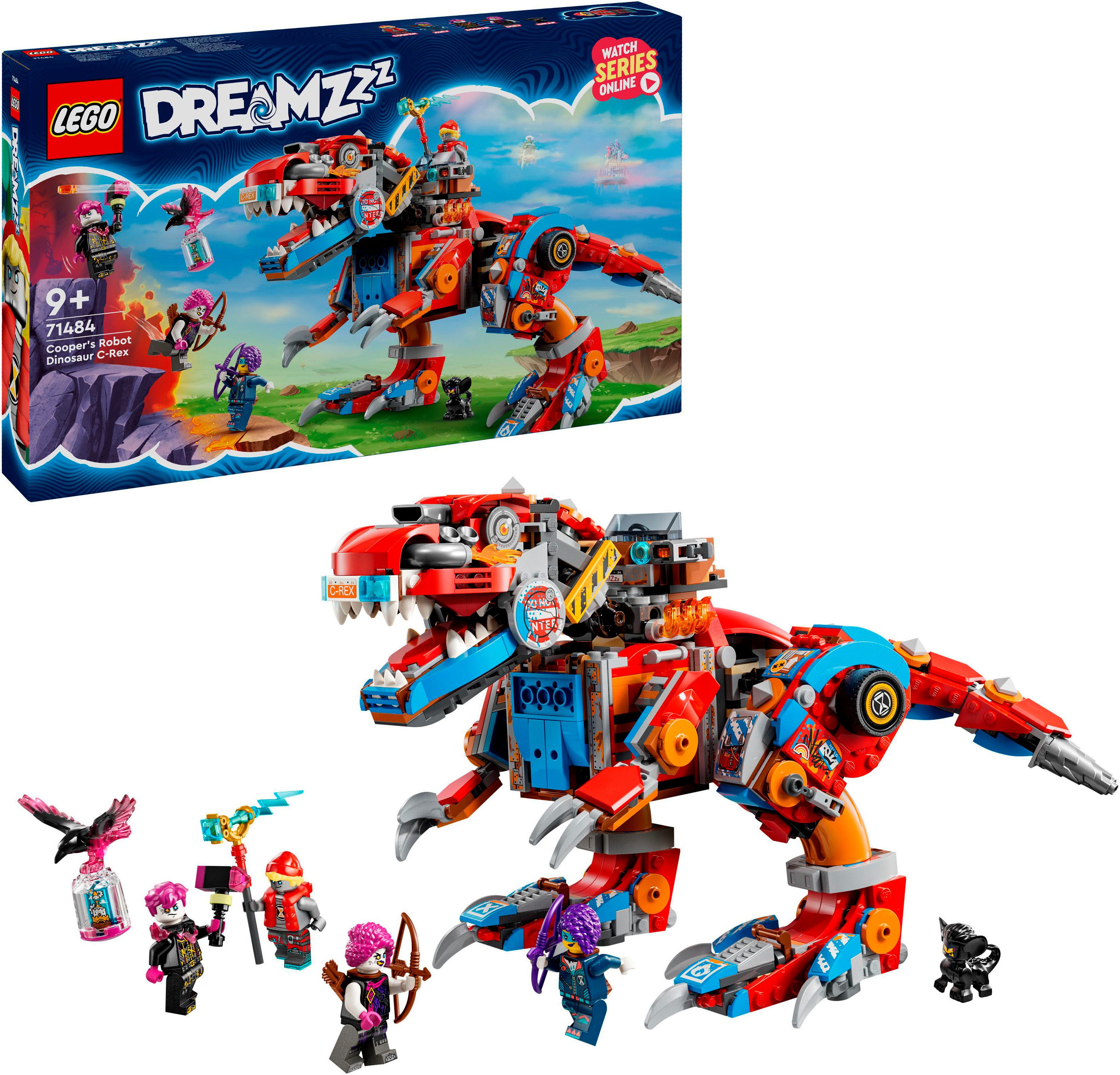 LEGO® Coopers Dino-Mech C-Rex (71484), LEGO DREAMZzz Konstruktionsspielstei günstig online kaufen