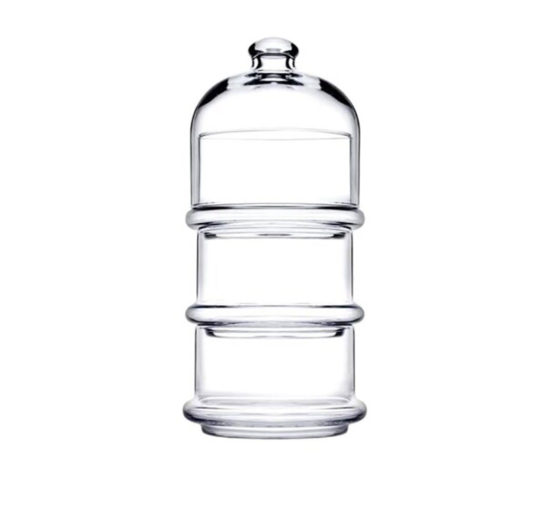 Pasabahce Aufbewahrungsbecher Villa Patisserie 96815, Glas, (Packung, 4-tlg., 4 teilig), Villa Patisserie Aufbewahungsdose aus Hartglas