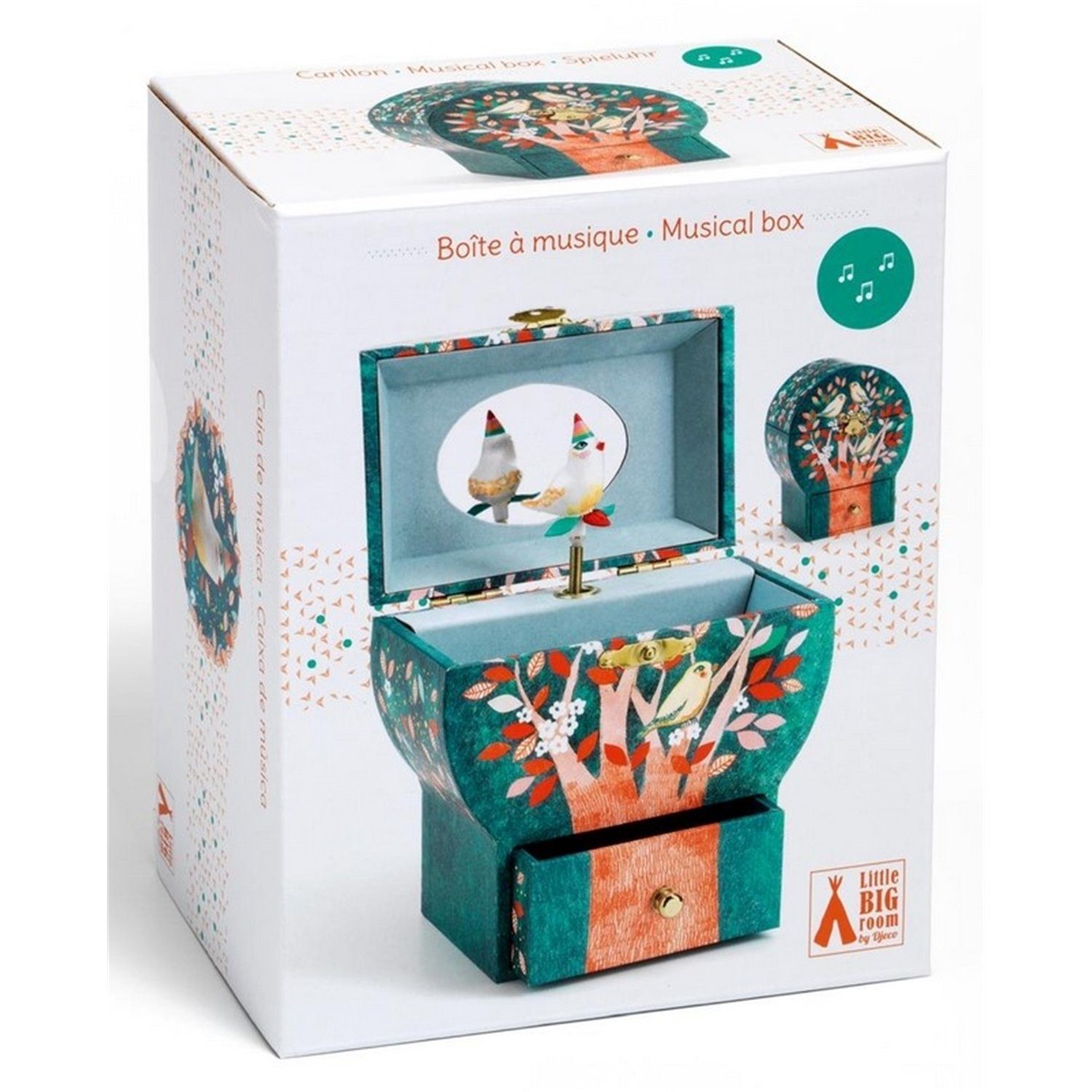 DJECO Schmuckkasten DJ06592 Musik Schmuckkästchen Poetischer Baum günstig online kaufen