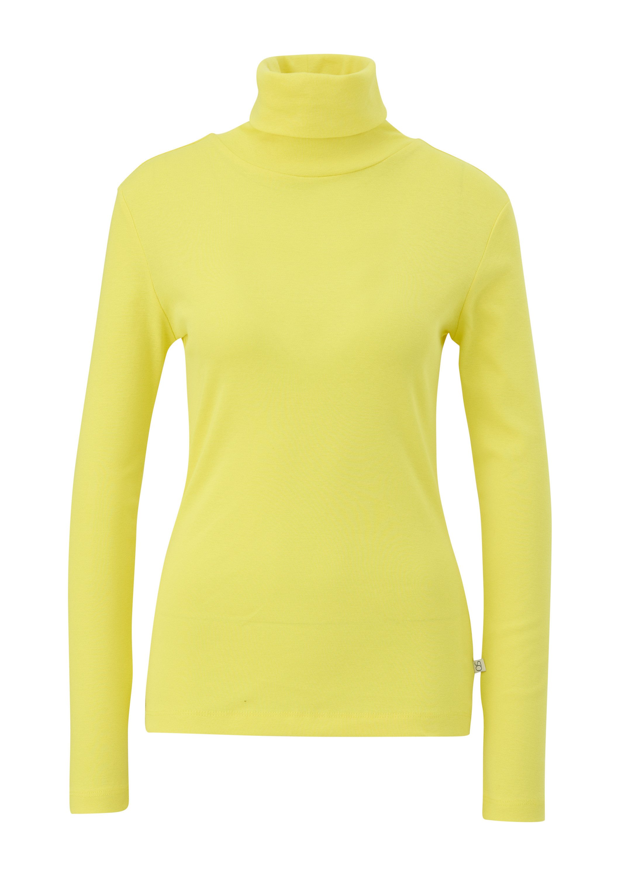 QS Langarmshirt T-Shirt Longsleeve mit Rollkragen günstig online kaufen