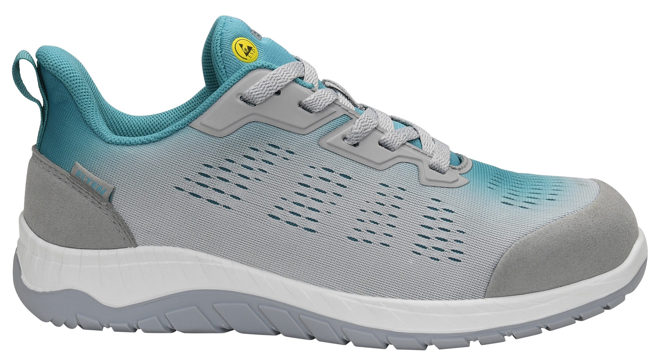 ELTEN LUANA grey-turquoise Low ESD S1 Sicherheitsschuh (Schuhkarton, Paar)