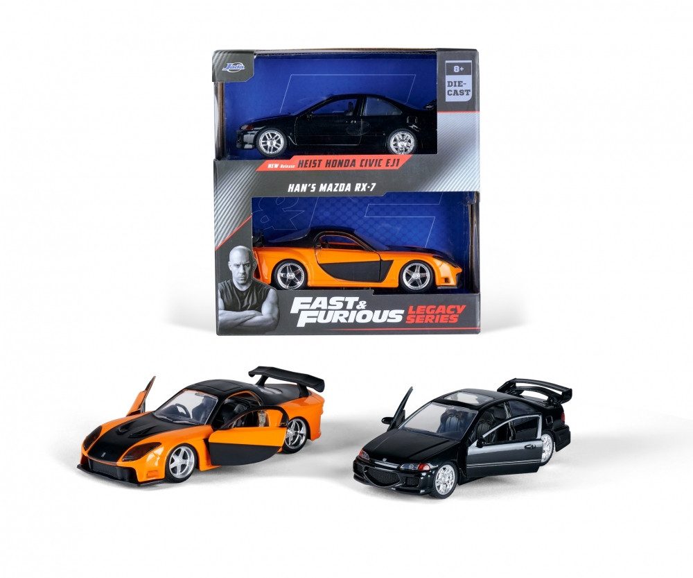 JADA Modellauto Jada Fast & Furious Twin Pack 1:32 Wave 1/1 Modellauto