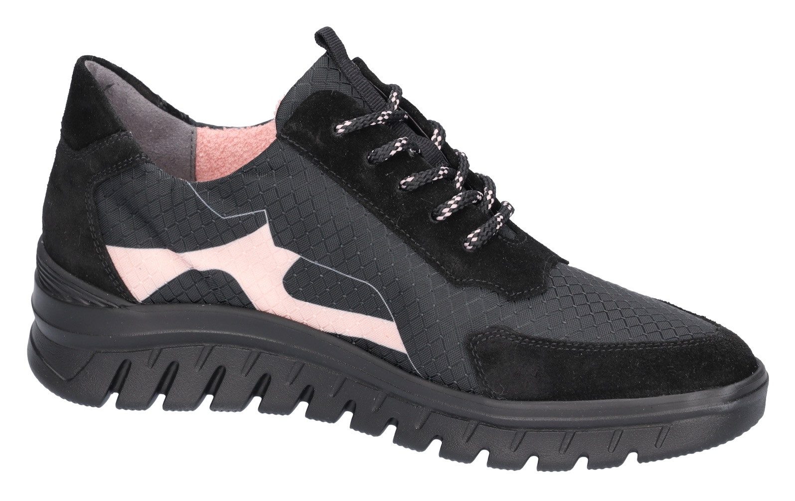 Waldläufer H-BIGGI Keilsneaker, Schnürer, Halbschuh, Freizeitschuh mit Kontrastnaht, Weite H
