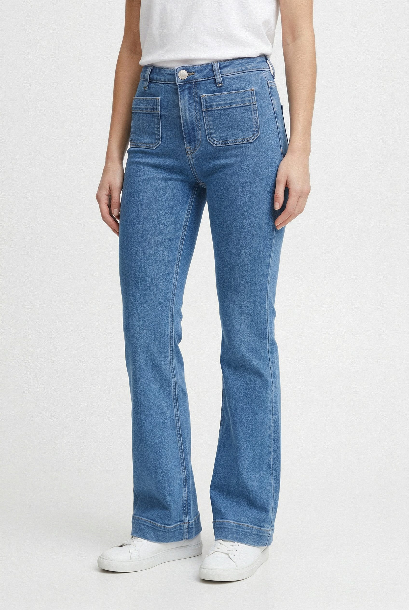 Bootcut-Jeans ONLMADISON HW POCKET FLARED DNM GEN540