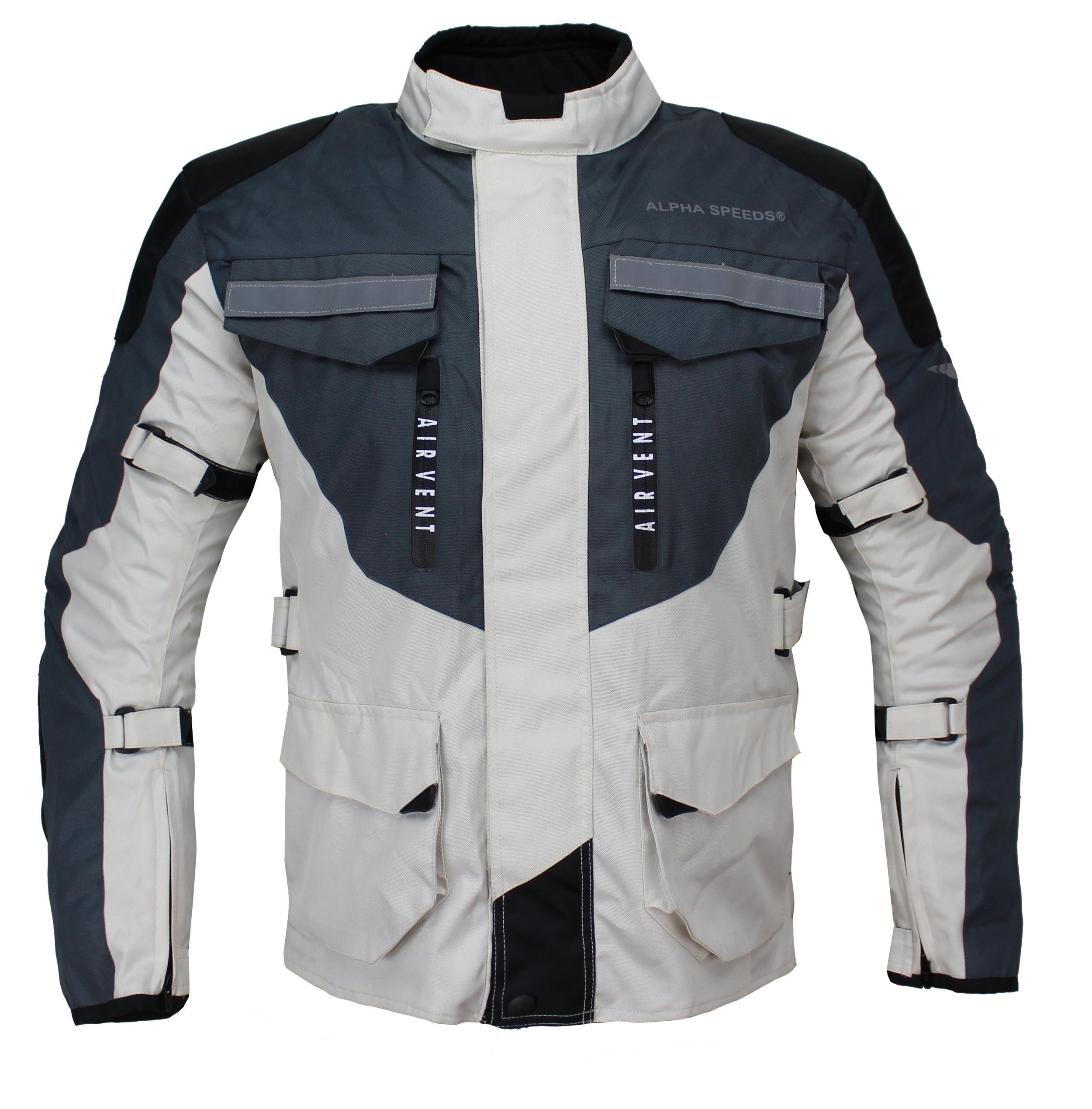 Motorradjacke Herren Motorrad Textiljacke Biker Wasserdicht Jacke