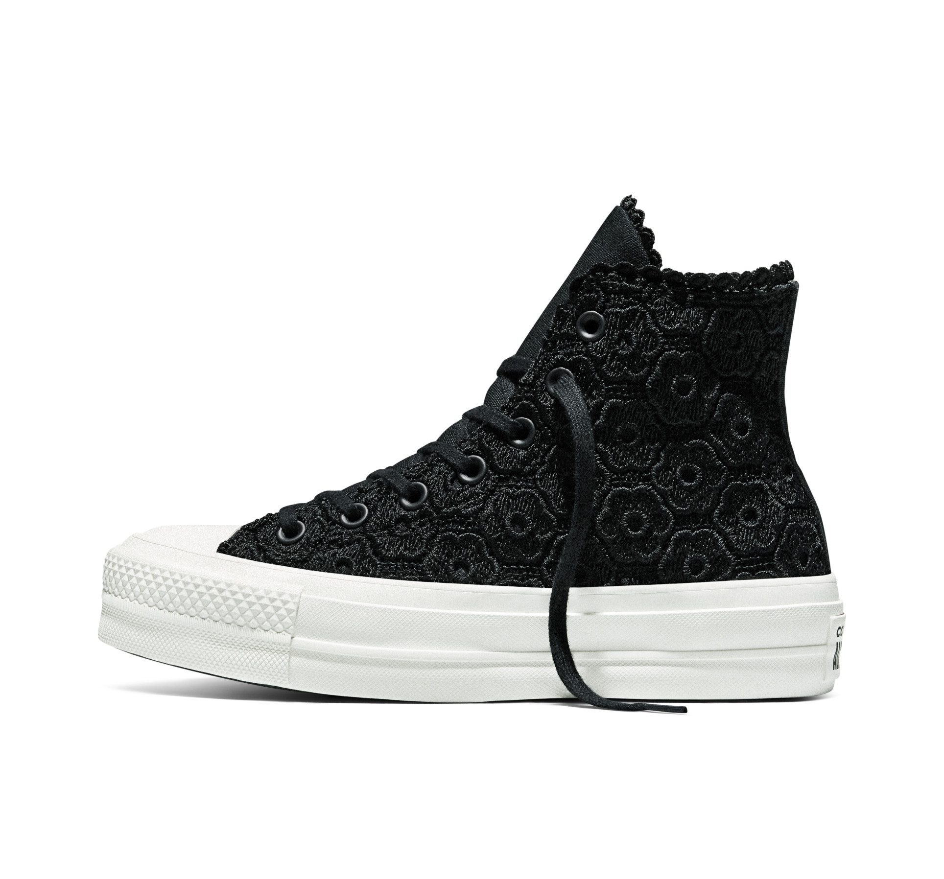 Converse CHUCK TAYLOR ALL STAR LIFT PLATFORM CROCHET Sneaker für vielseitige Freizeitaktivitäten, mit Gummilaufsohle