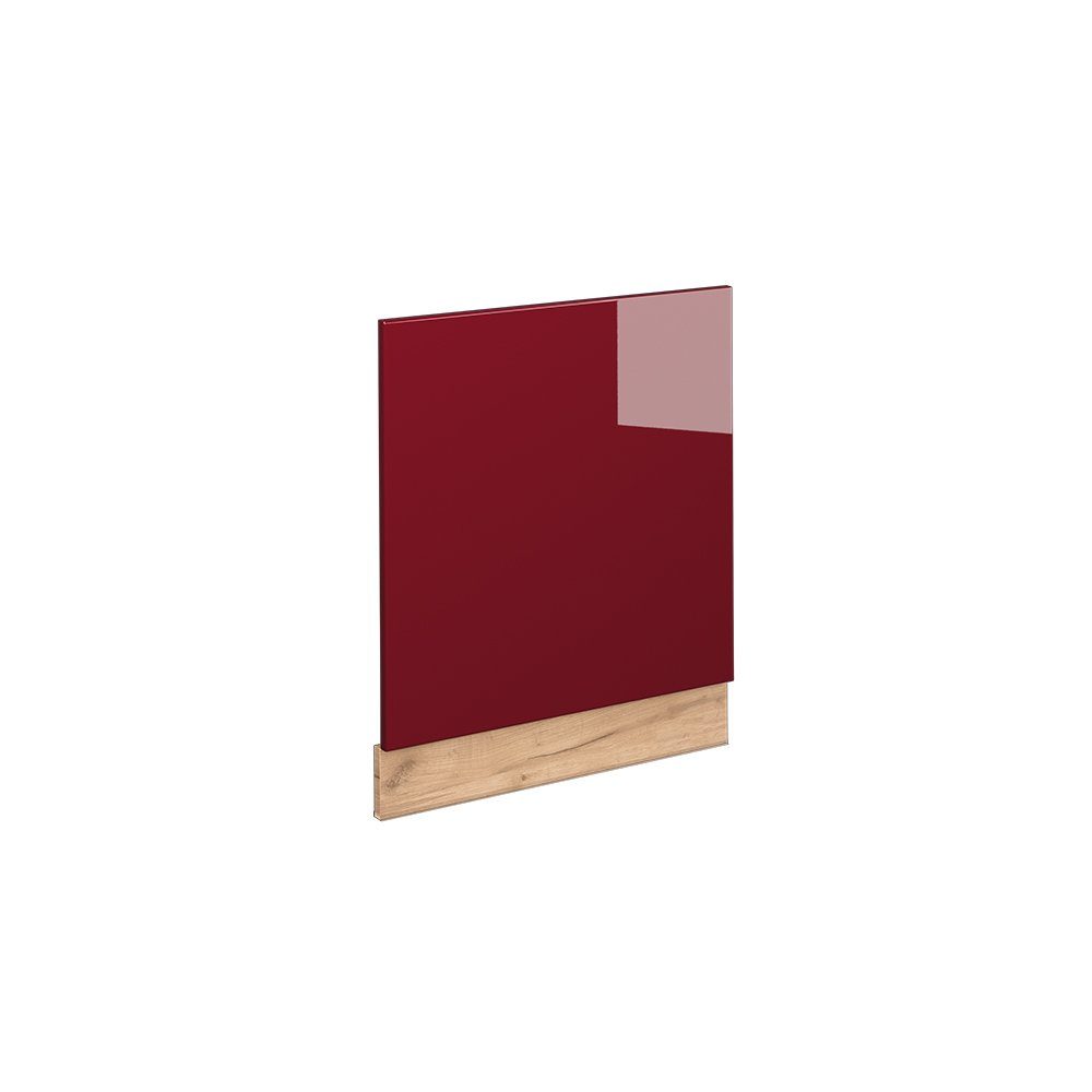 Vicco Frontblende Fame-Line, Bordeaux Hochglanz/Eiche, 60 günstig online kaufen