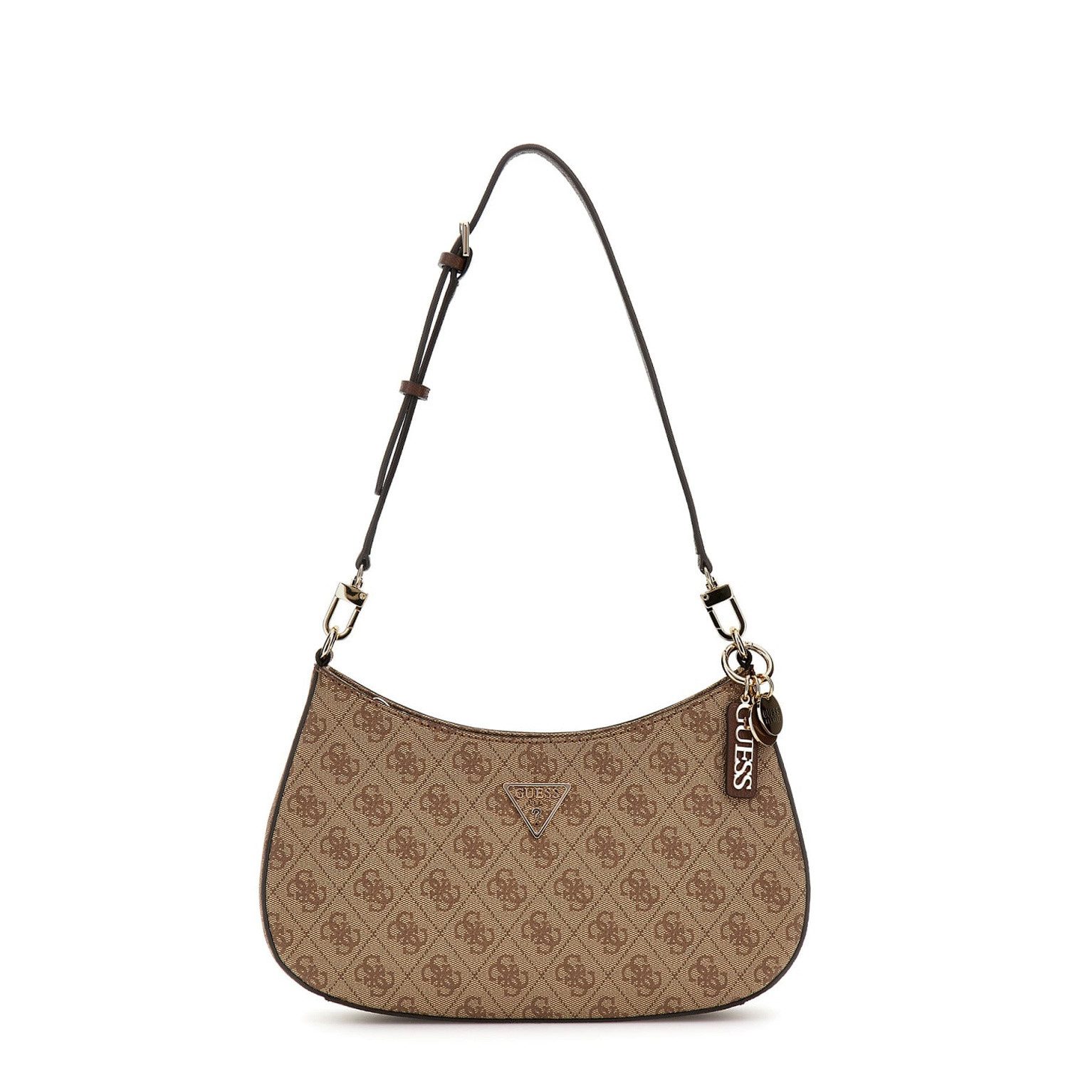 Guess Umhängetasche GUESS Umhängetasche Noelle II Latte Logo/Brown (1, 1-tl günstig online kaufen