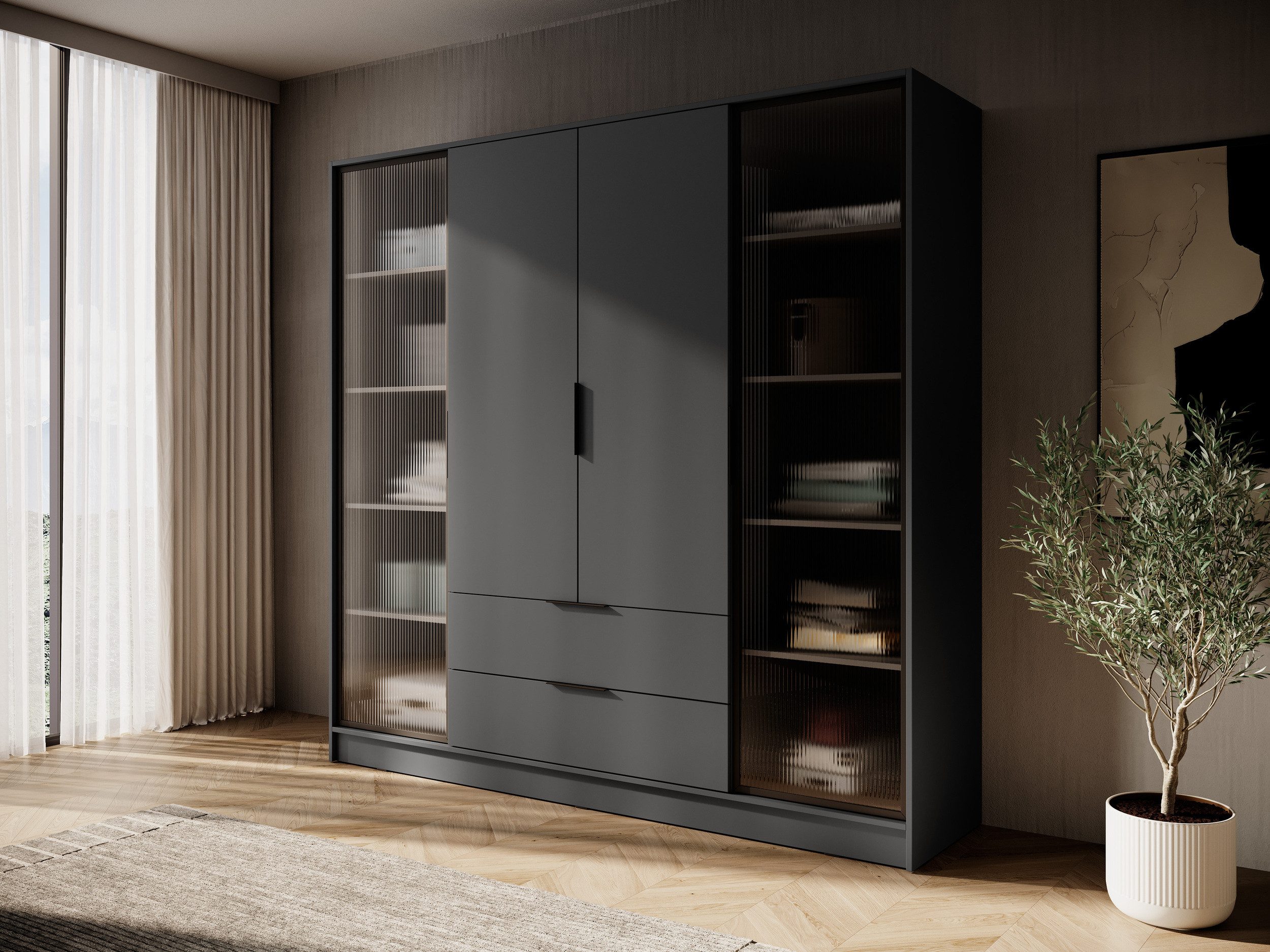 MOEBLO Drehtürenschrank SEVIA (Moderner und funktionaler günstig online kaufen