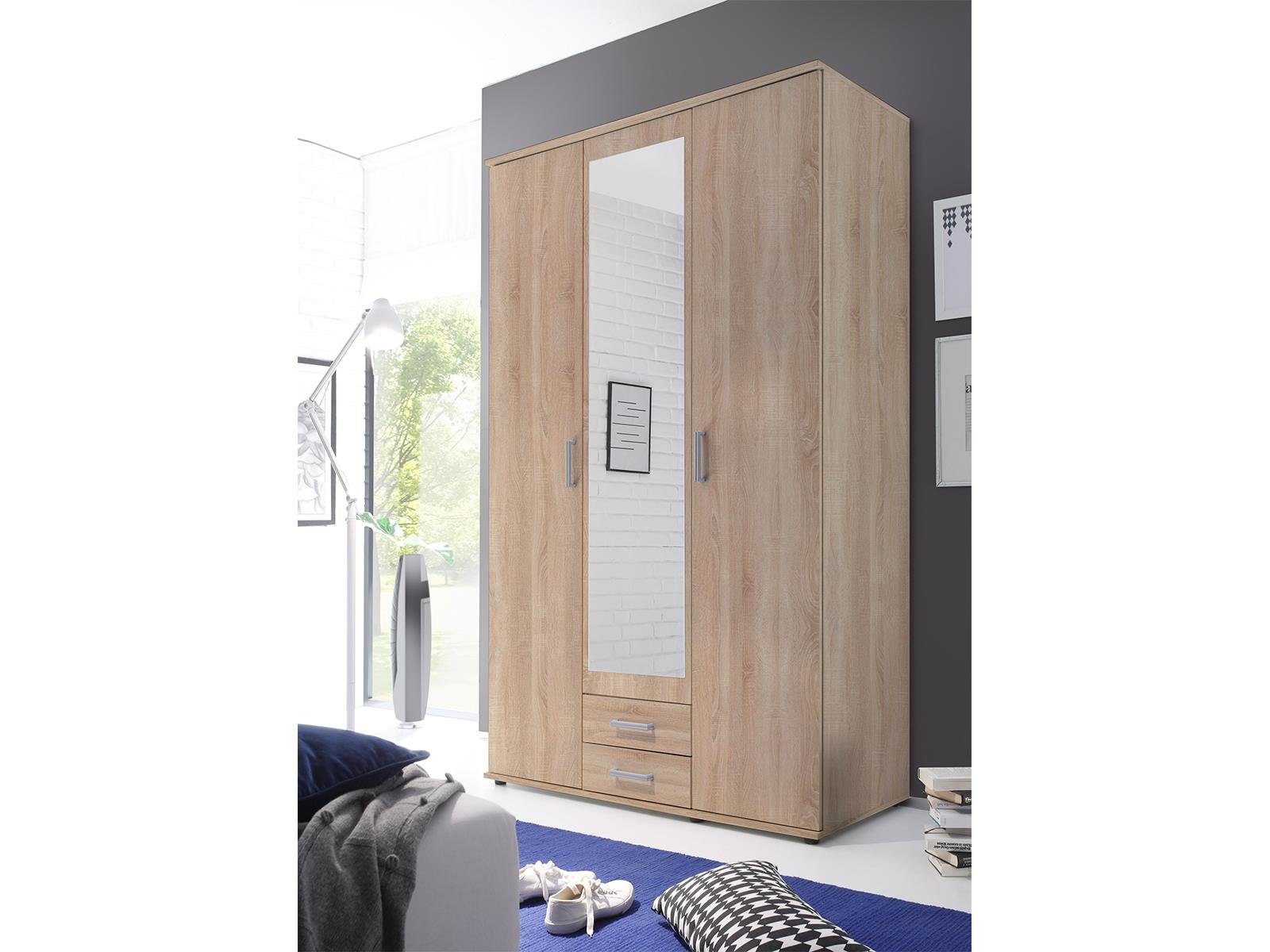 möbelando Kleiderschrank Kitty II 120 x günstig online kaufen