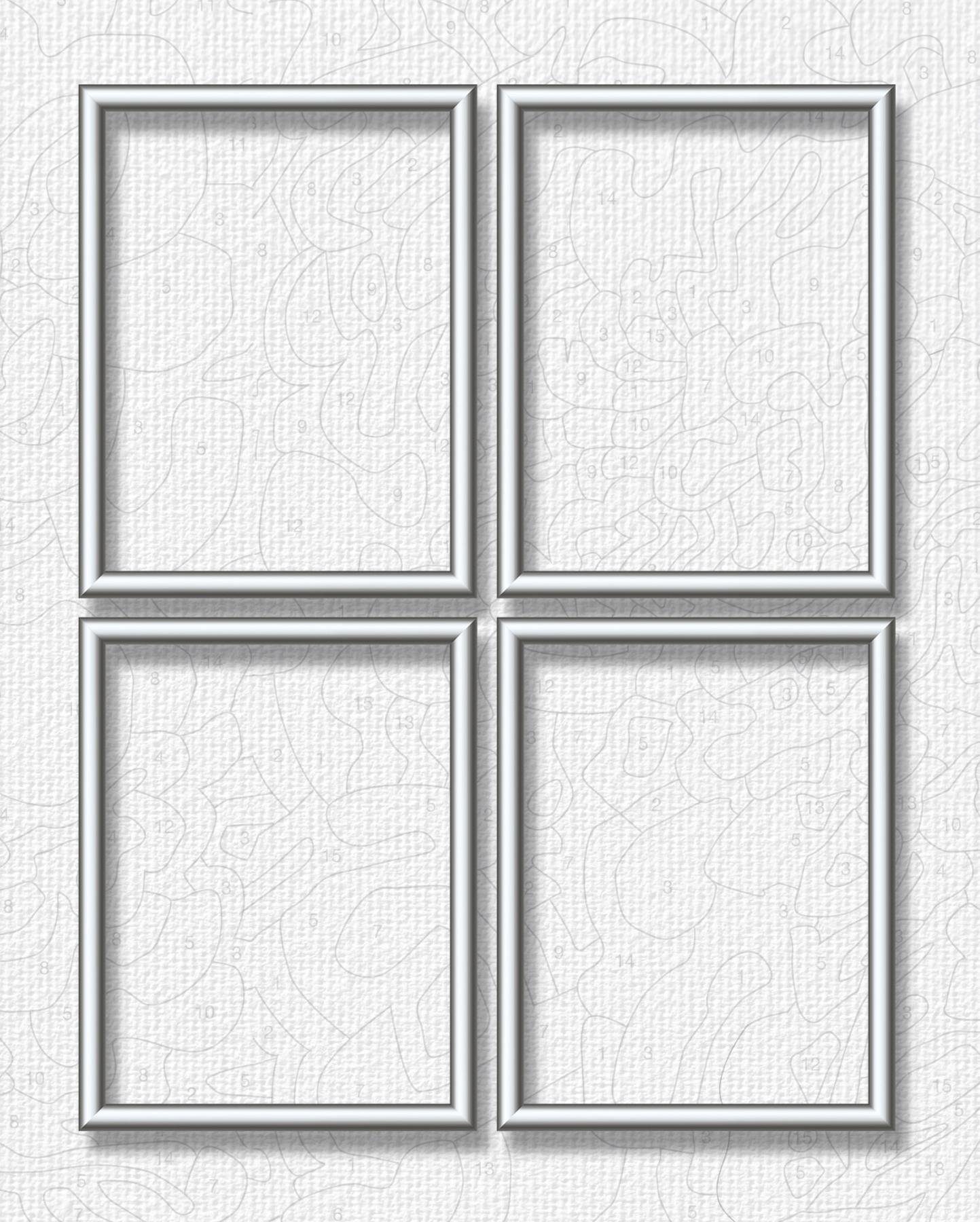 Schipper Bilderrahmen Malen nach Zahlen, 18x24 cm, (Set), Made in Germany