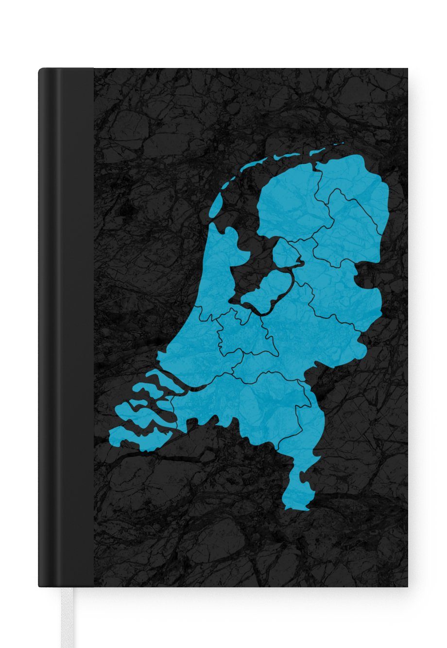 - Niederlande Haushaltsbuch Notizbuch Blau, Tagebuch, A5, - Seiten, 98 Journal, Notizheft, Merkzettel, MuchoWow Karte