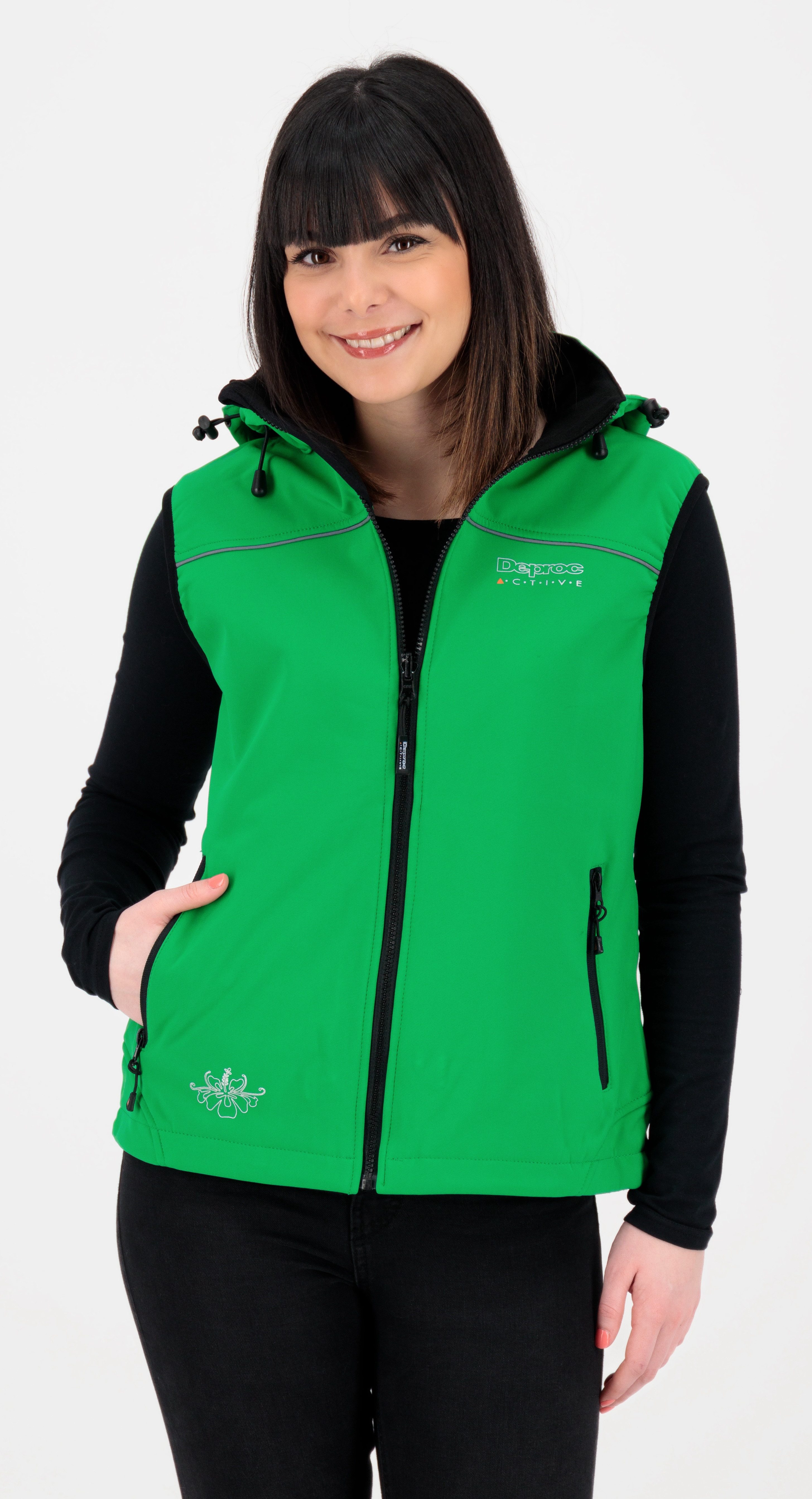 DEPROC Active Softshellweste SWANSEA CS WOMEN Funktionsweste, Outdoorweste, Trekkingweste