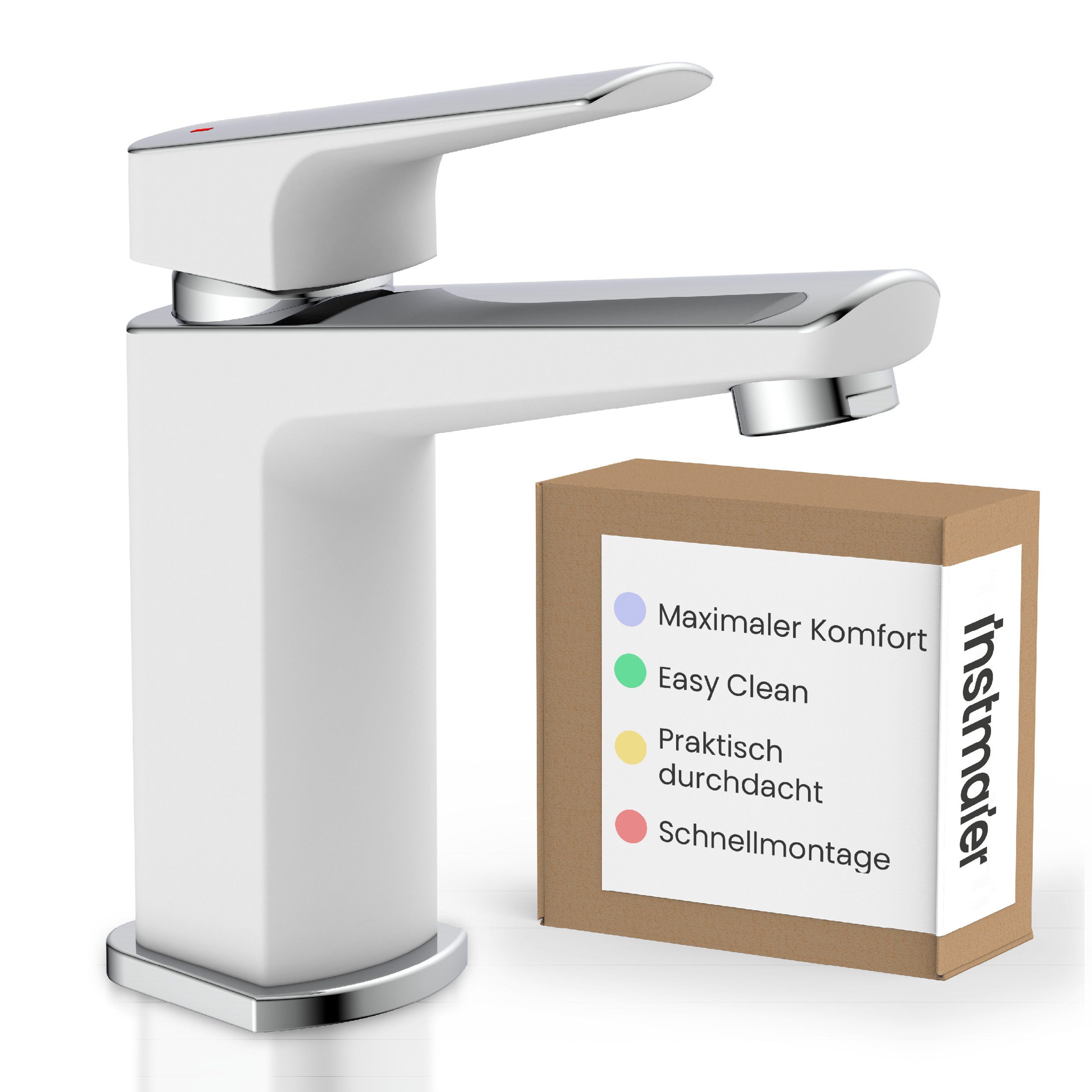 instmaier Waschtischarmatur Amelie Wasserhahn für Bad, Waschbeckenarmatur i günstig online kaufen