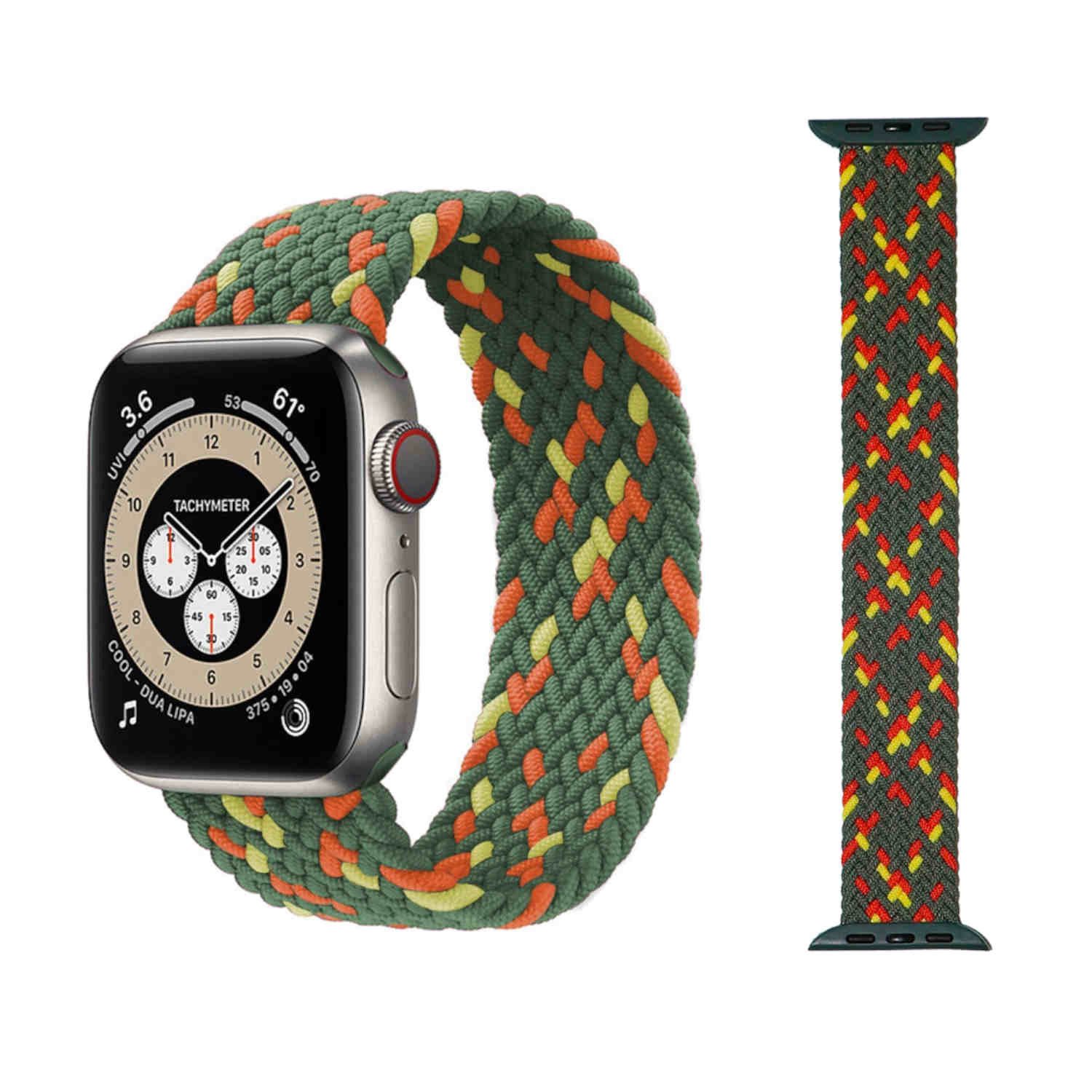 Wigento Smartwatch-Armband Für Apple Watch 10 46mm / Ultra 1 + 2 49 / 9 8 7 45 / 6 SE 5 4 L Band