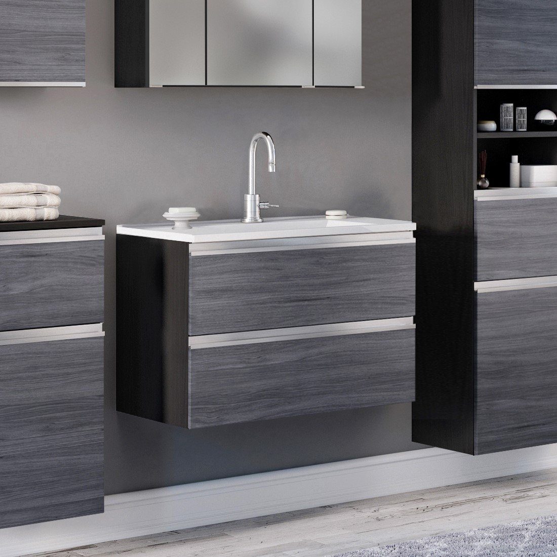 freiraum Waschtisch-Set Arezzo, 80 x 56 x 47 cm (B/H/T)