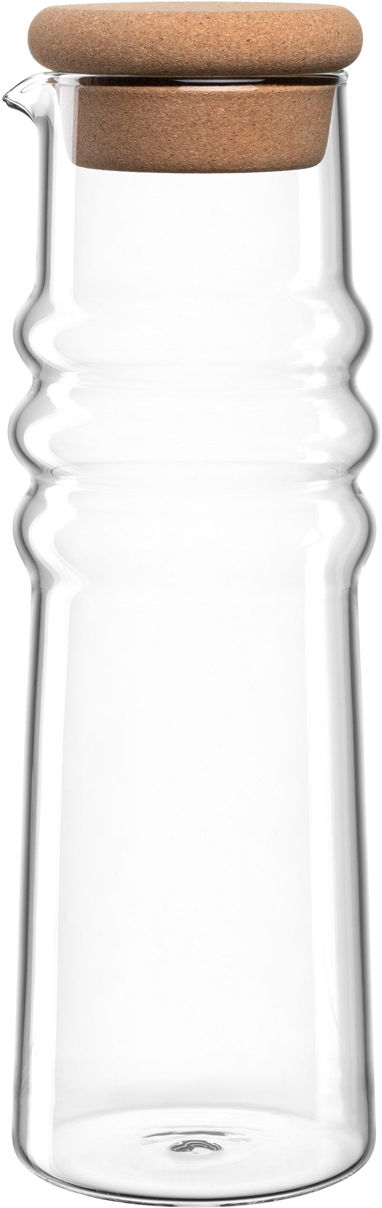 LEONARDO Karaffe SOLE, 900 ml, mit Korkstopfen, (1-tlg), spülmaschinenfest