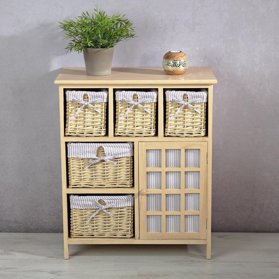 Mucola Kommode »Schrank Regal Anrichte Highboard Aufbewahrungschrank