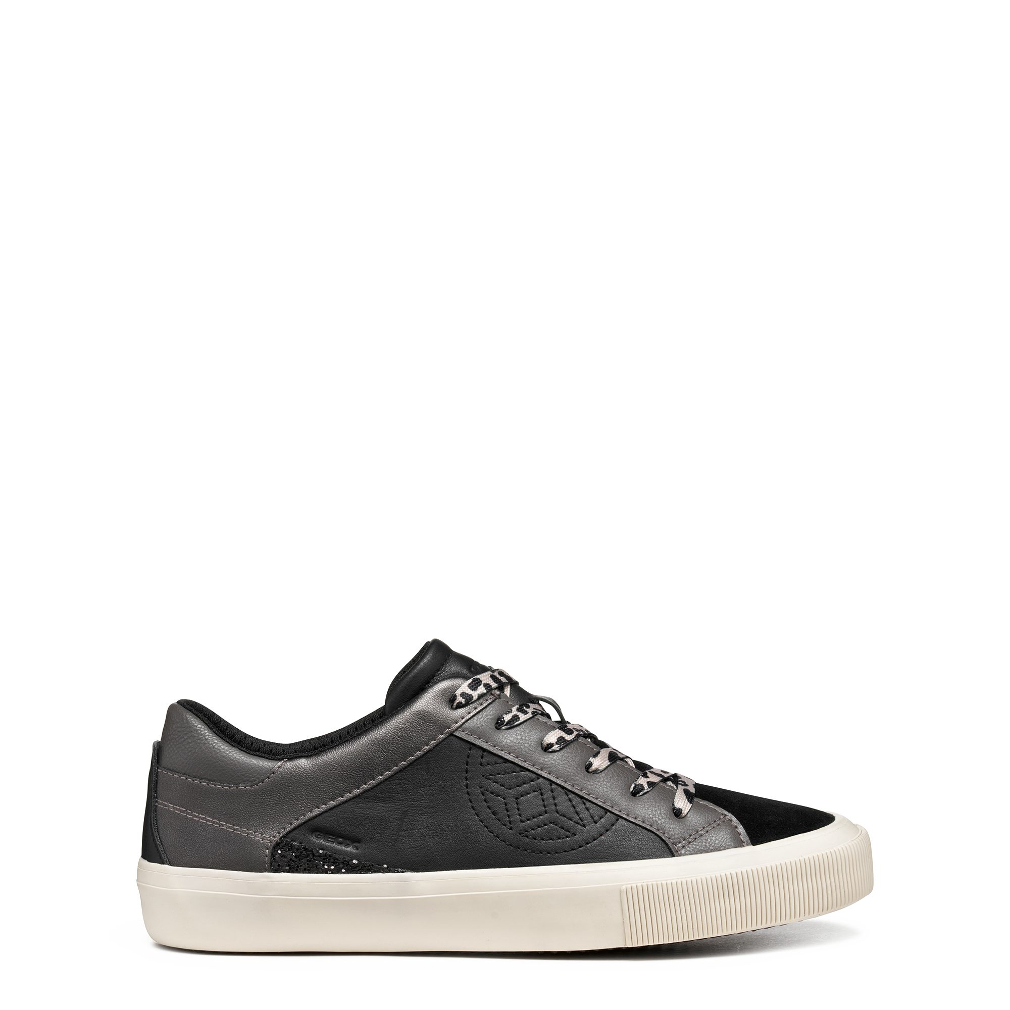 Geox GEOX EMMELENY, Кроссовки, Schwarz / Grau, Damen Кроссовки