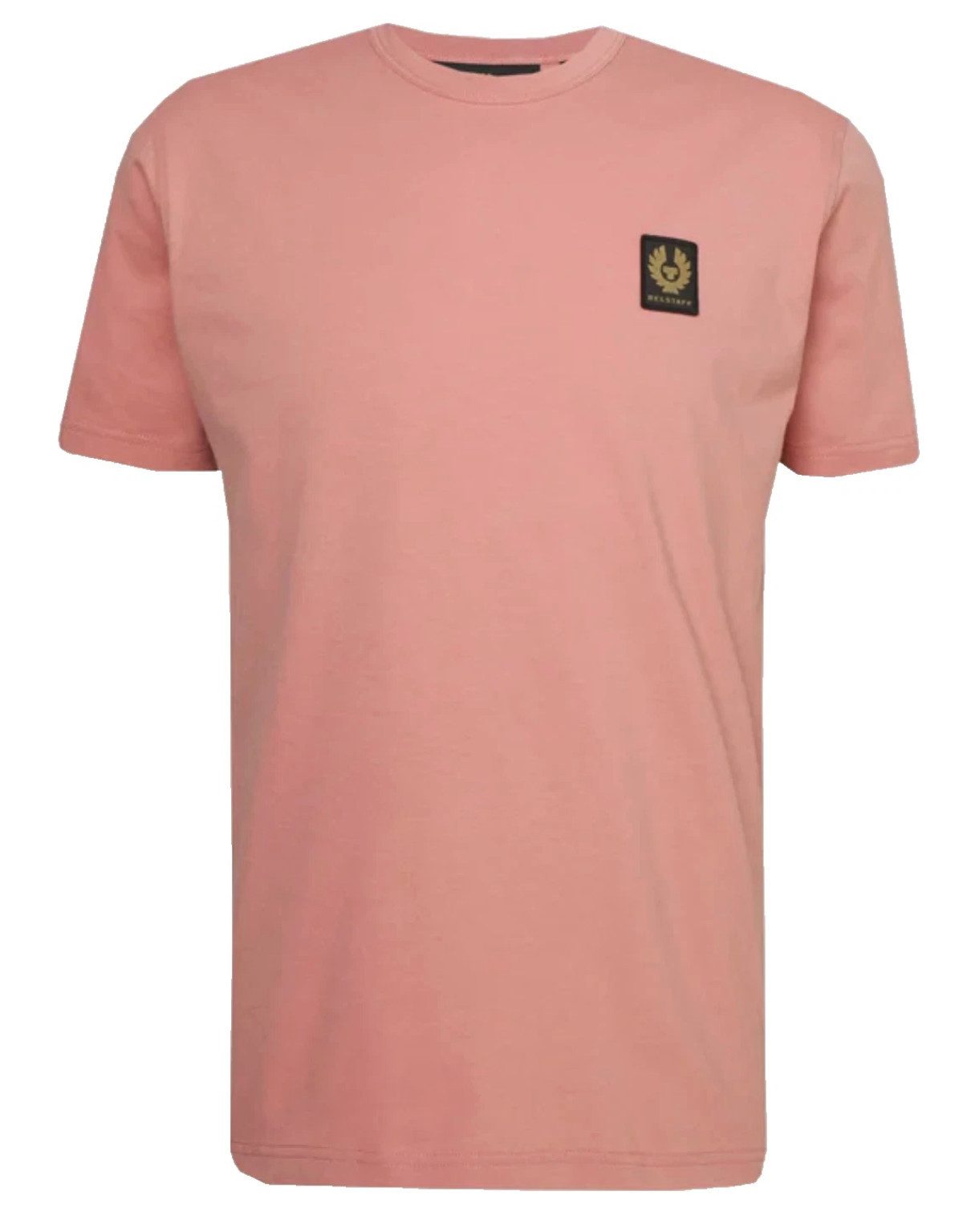 Belstaff T-Shirt Retro 1924 Patch Regular Fit Shirt Gesticktem Rand versehe günstig online kaufen