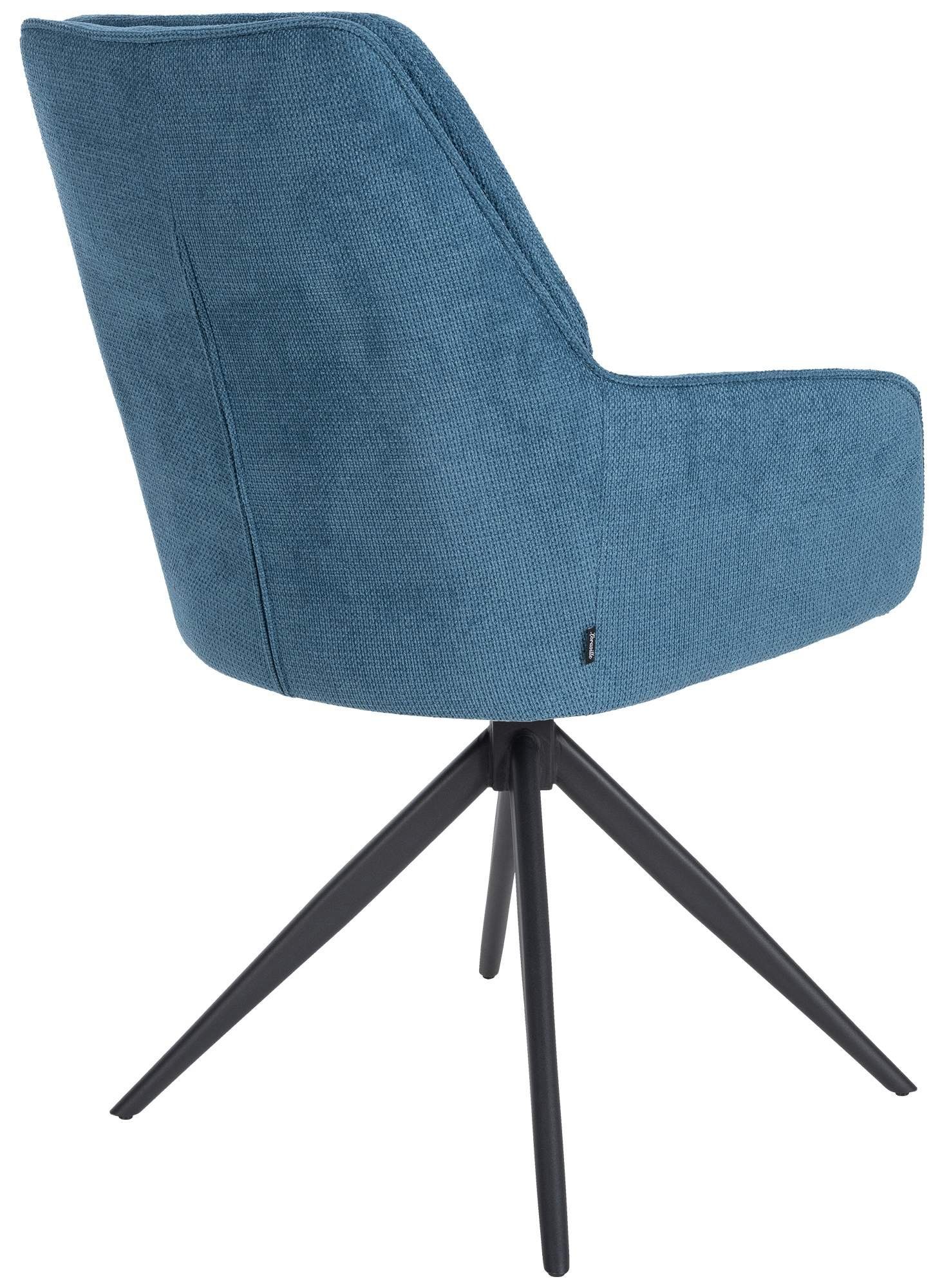 Mit blau schwenkbarer Stoff-Bezug CLP Jules, Esszimmerstuhl Polster-Stuhl