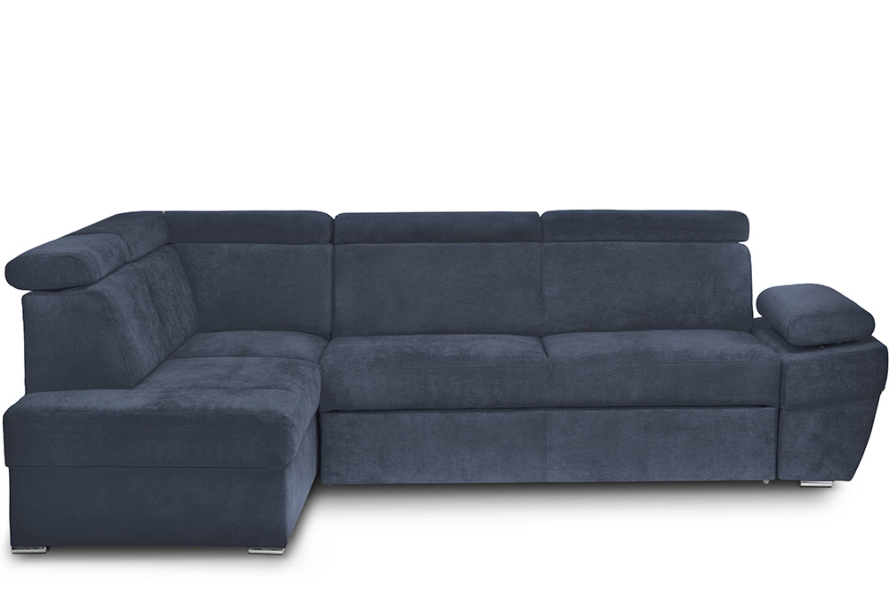 KONSIMO® Ecksofa RATLO Ecksofa, mit Bettfunktion und Bettkasten,verstellbare Armlehne/Kopfstütze
