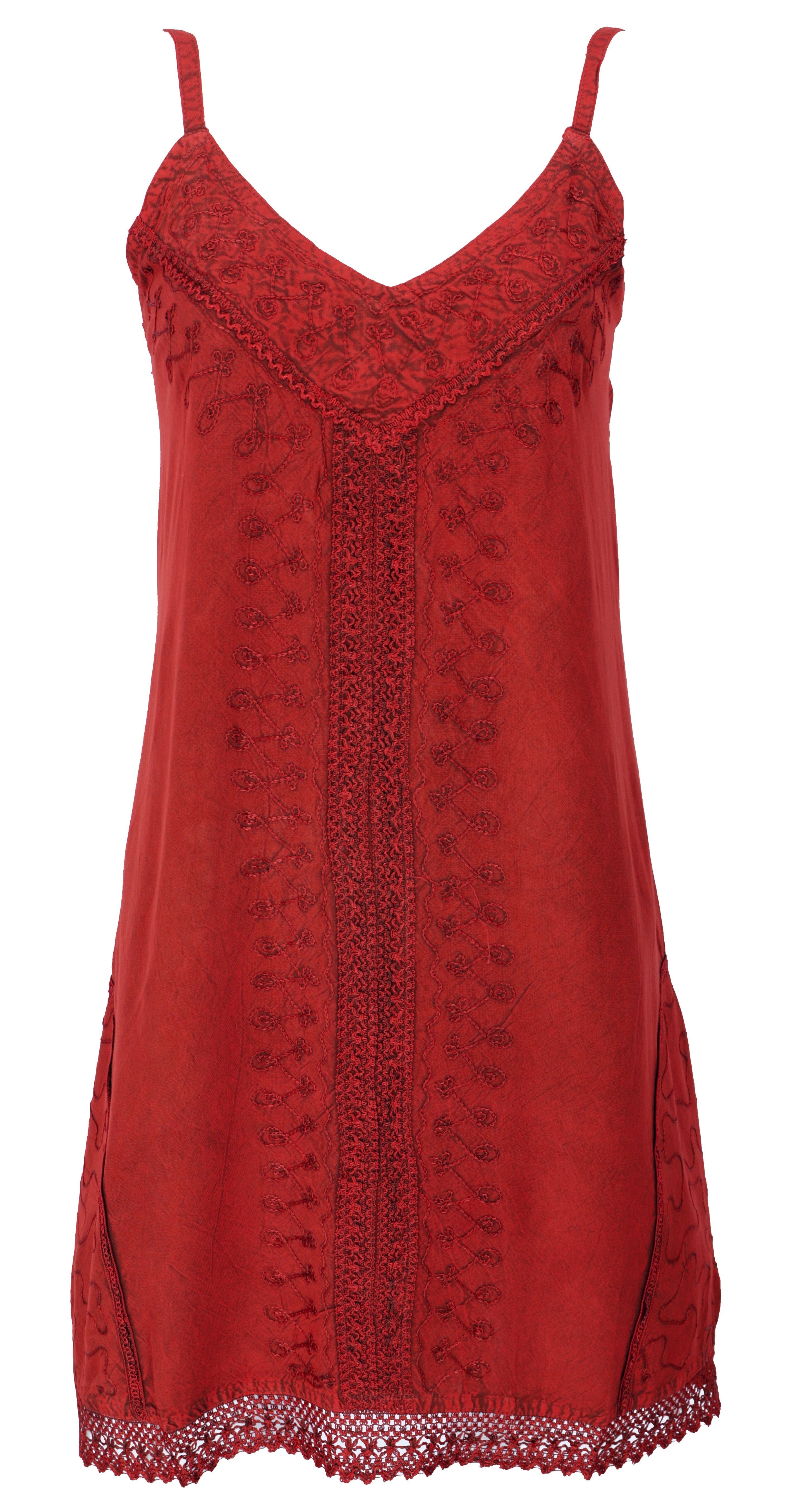 Guru-Shop Midikleid Besticktes indisches Boho Kleid, günstig online kaufen