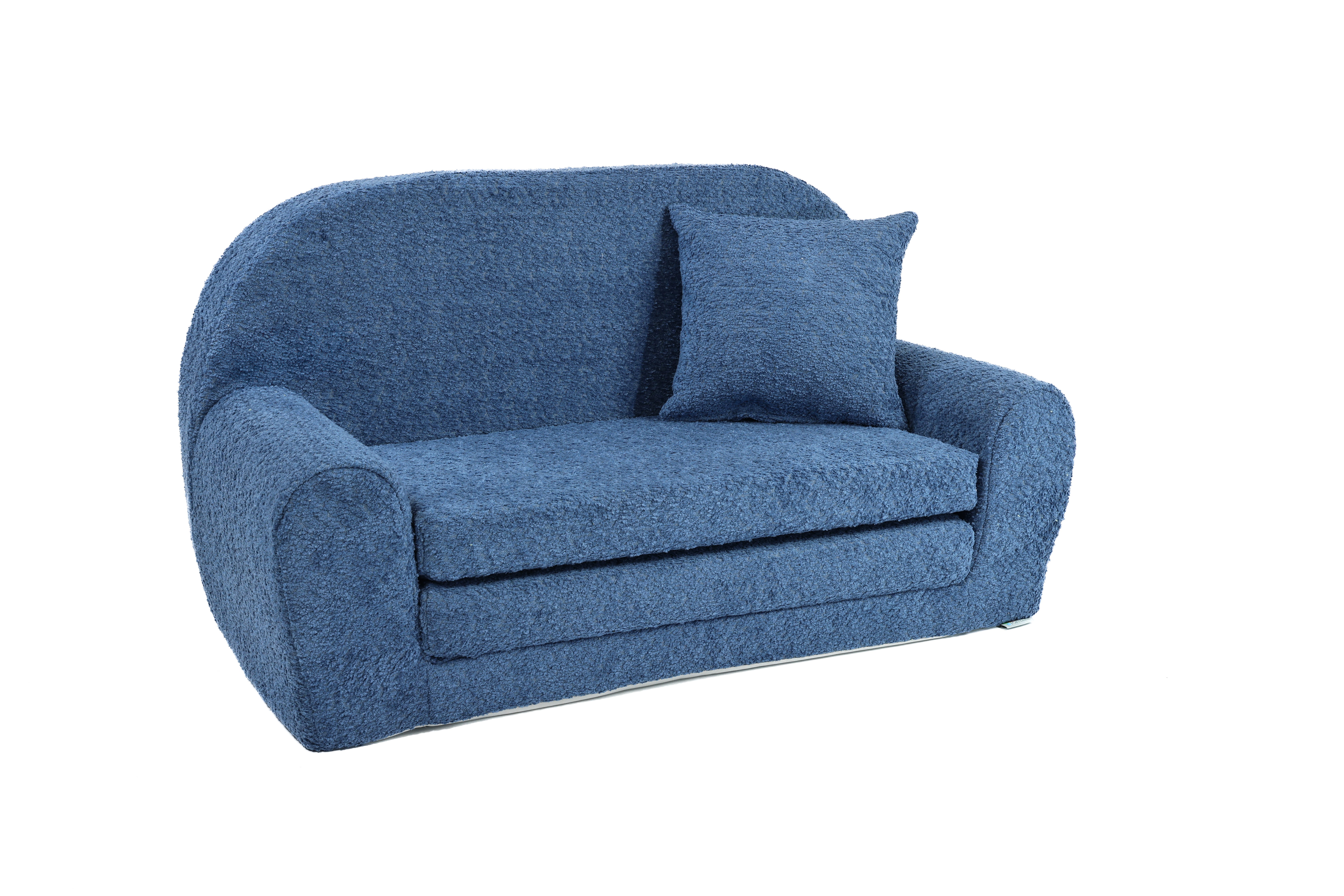 FORTISLINE Kindersofa Mini-Sofa Kindersofa Spielsofa aus Teddy-Stoff auskla günstig online kaufen