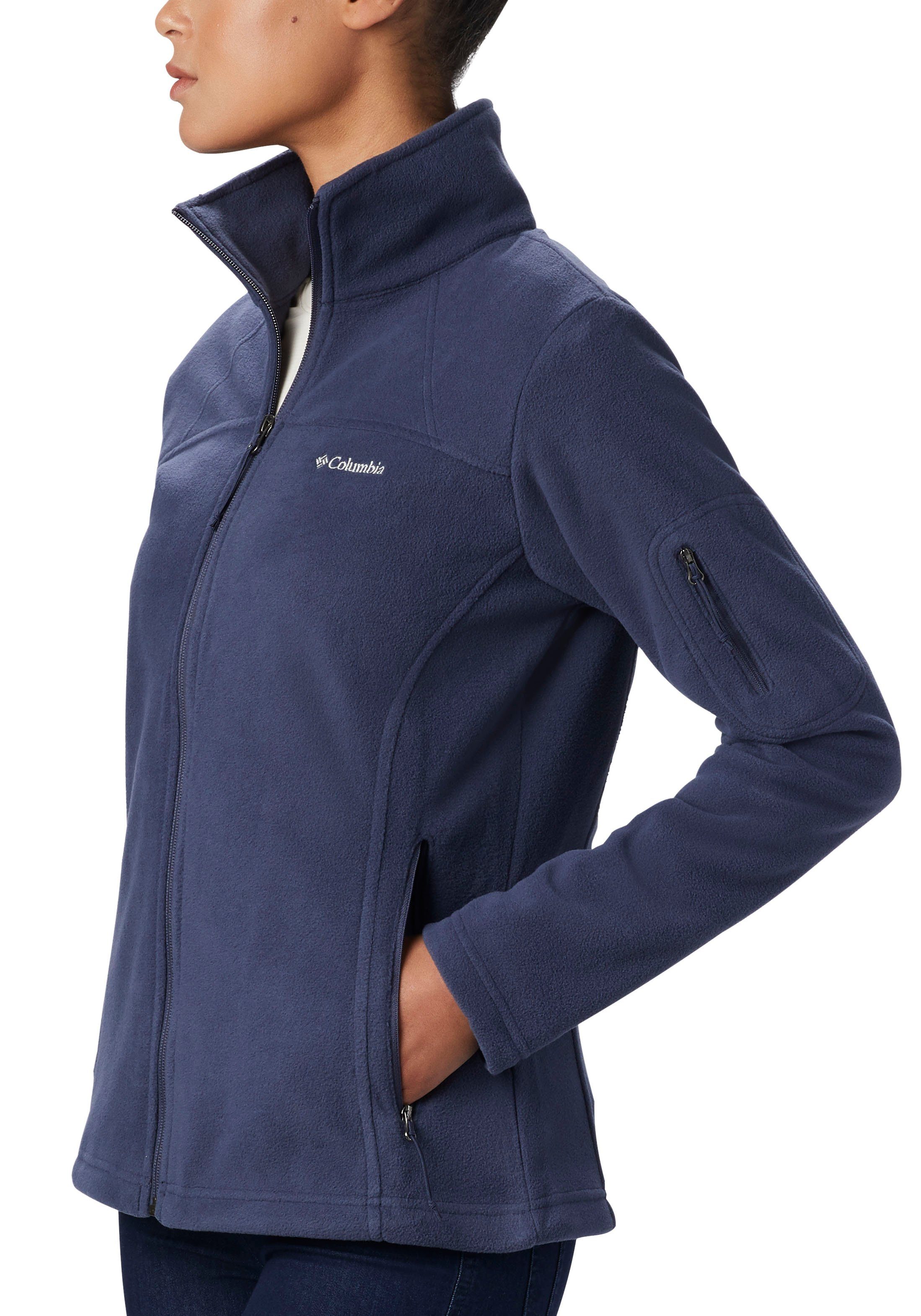 Columbia Fleecejacke Fast Trek™ II Jacket mit Stehkragen, mit Reißverschlusstaschen, für Wandern und Laufen