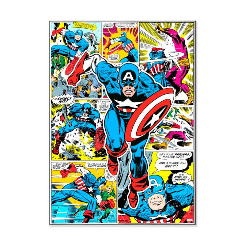 Art for the home Leinwandbild CAPTAIN AMERICA, Fantasy