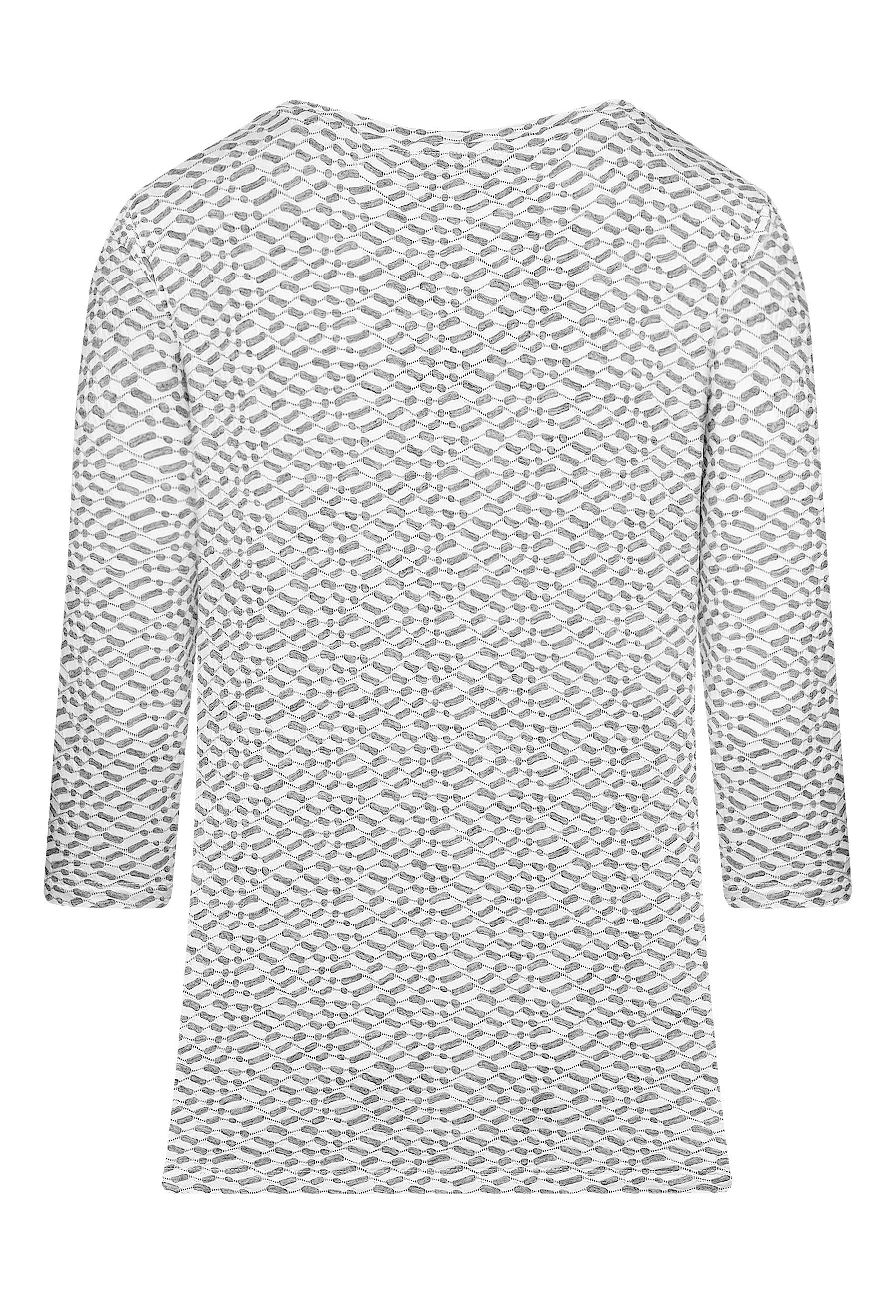 (1-tlg) 01/white-silver Jacquard - Shirt T-Shirt BICALLA