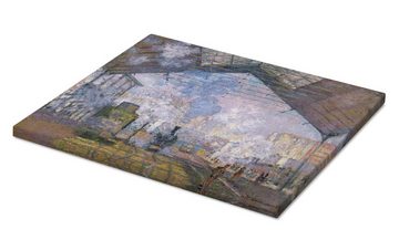 Posterlounge Leinwandbild Claude Monet, Bahnhof von St. Lazare, Wohnzimmer Malerei