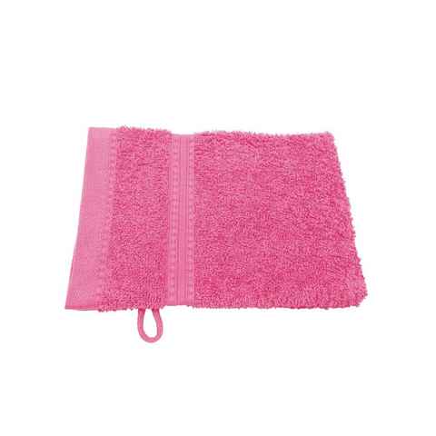 Julie Julsen Handtuch 1-Handtuch-Pink-Waschhandschuh 15 x 21 cm, Bio-Baumwolle (1-St)