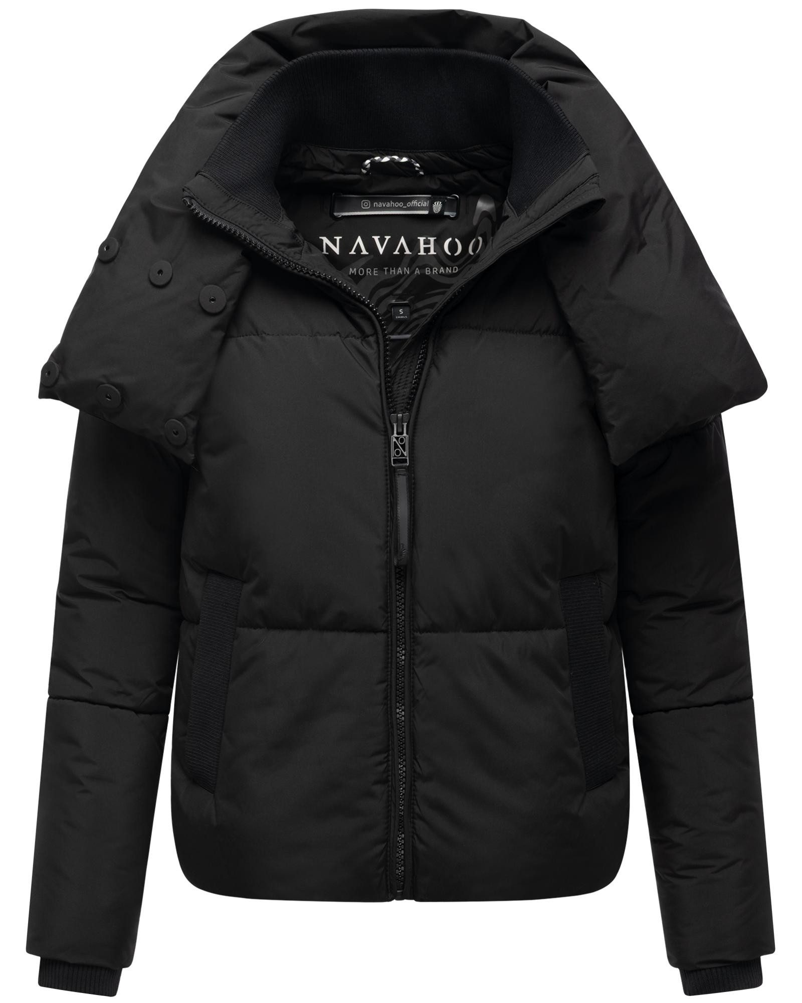 Navahoo Outdoorjacke Traumelfe 14 Winter Steppjacke mit hohem Kragen – Bild 4 von 5
