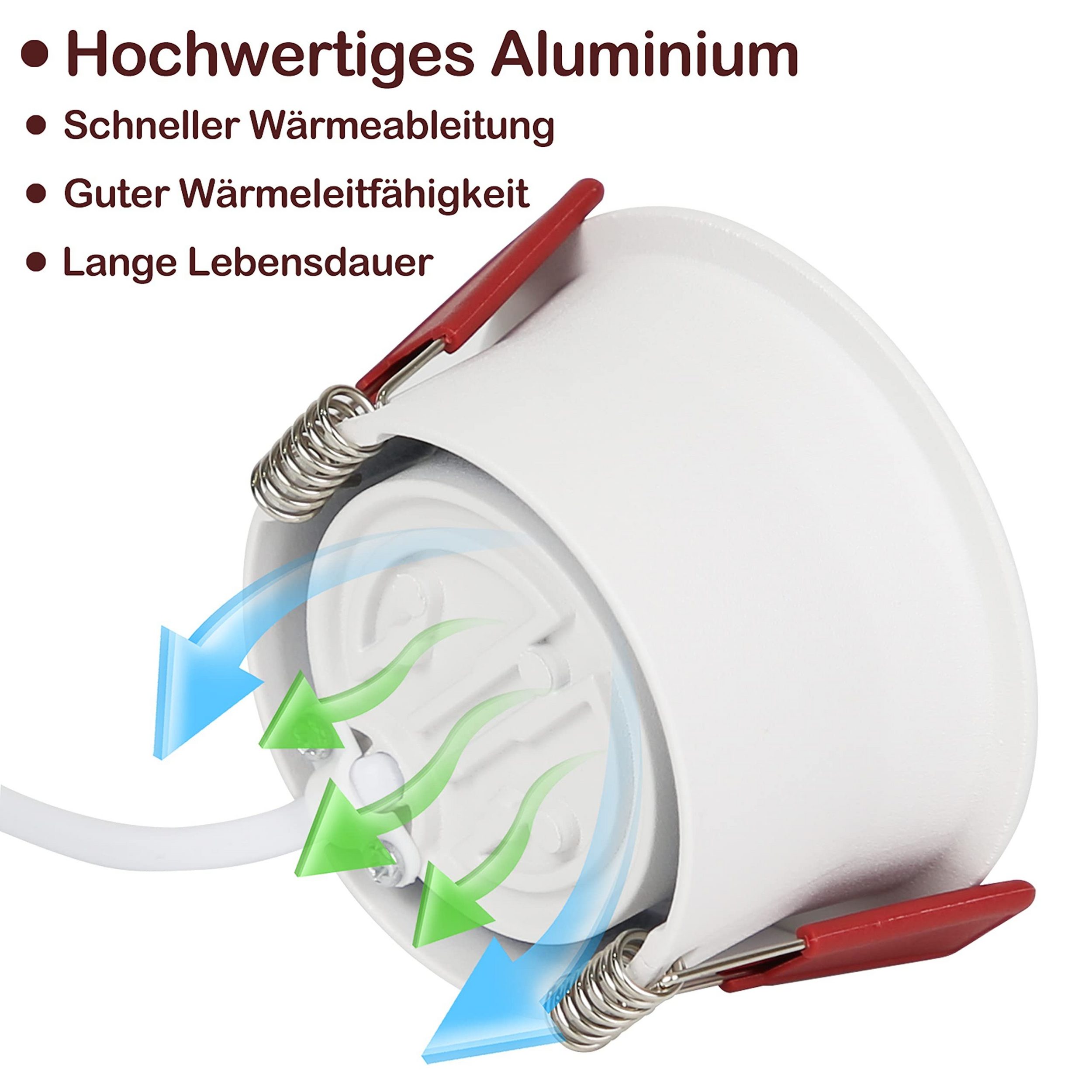 5er Set Led Einbaustrahler Ip44 Neutralweiß Für Feuchträume_voghion.com