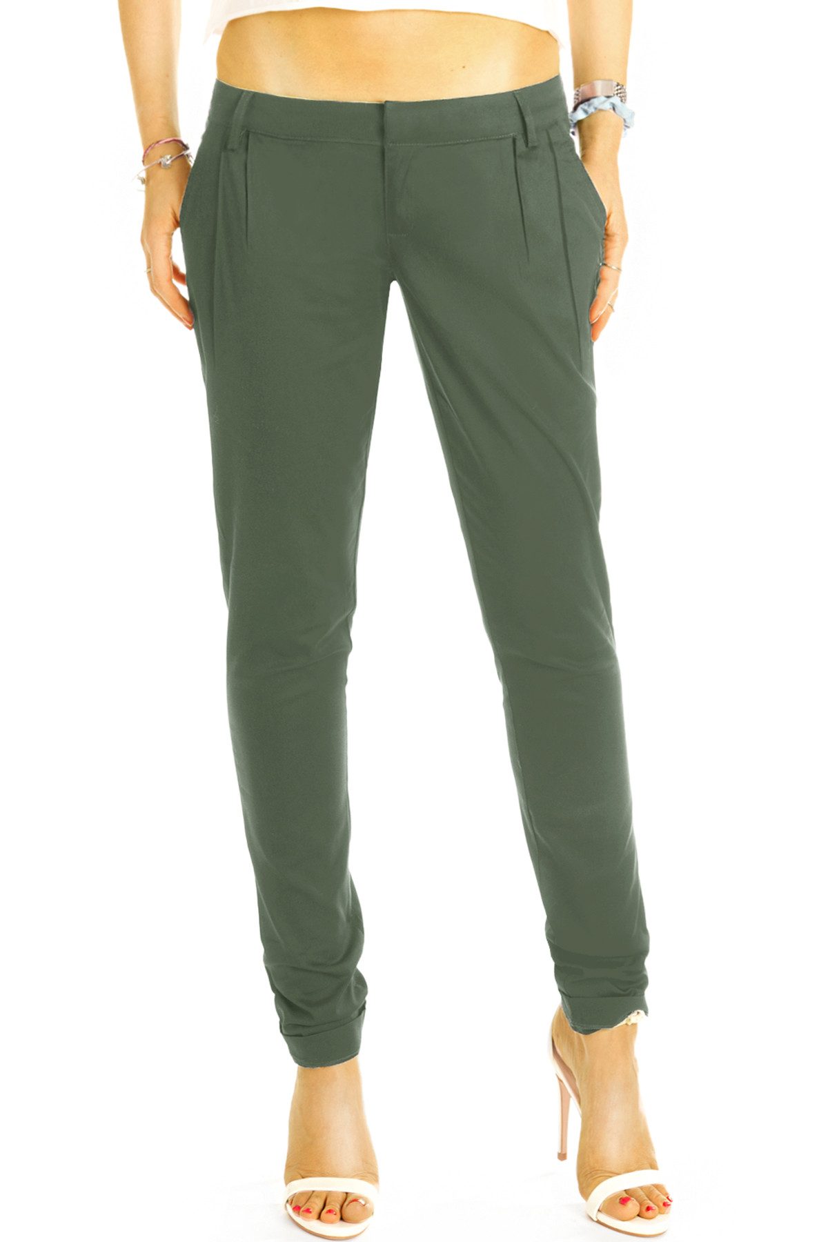be styled Chinohose Tapered Stoffhose, Chino, Hüfthose mit Stretch - Damen - h20a-A