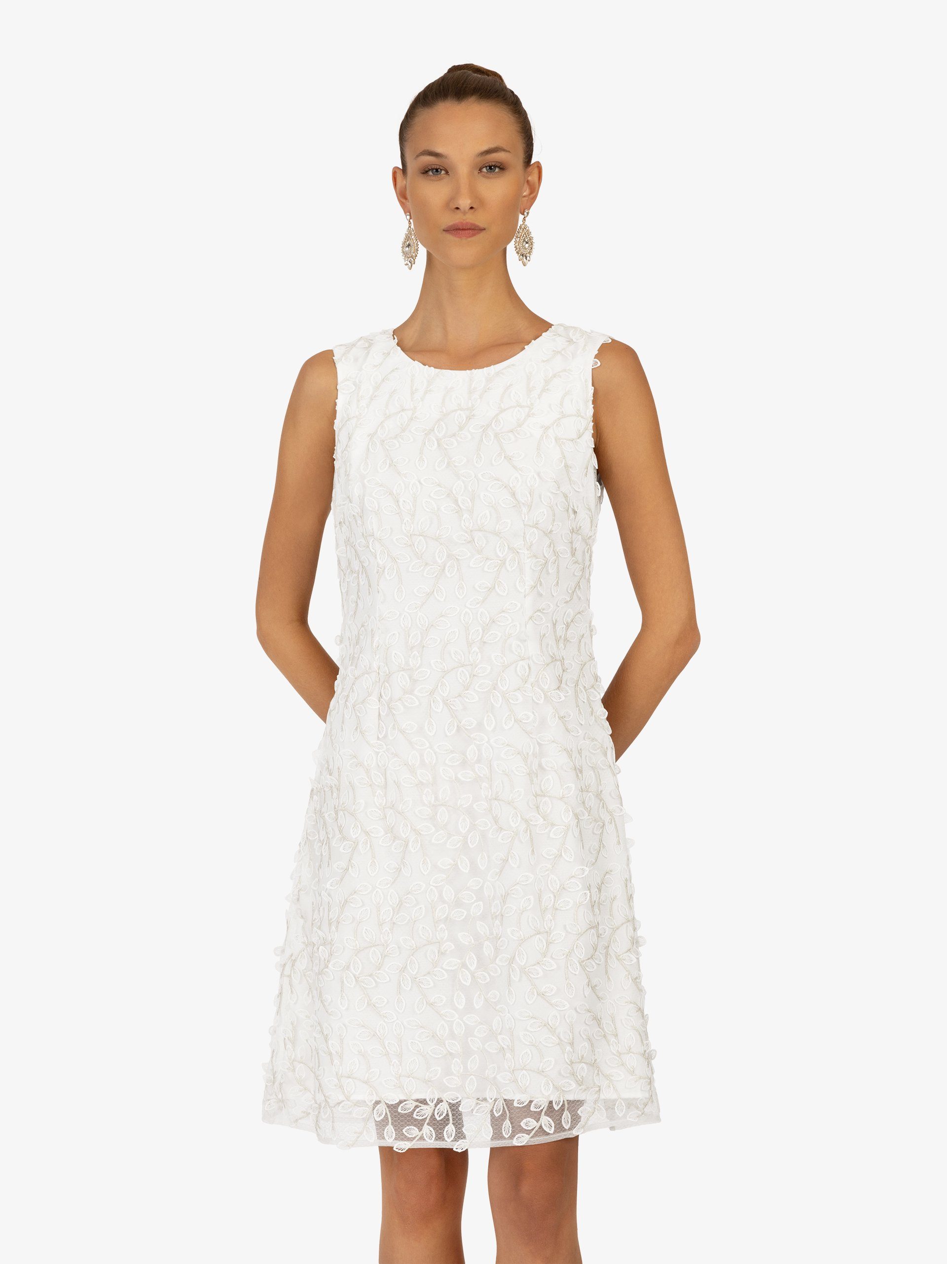 Kraimod Abendkleid mit Rundhalsausschnitt vorne