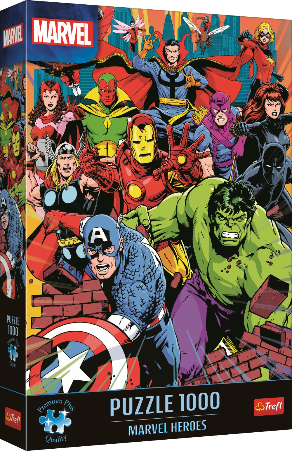 Trefl Puzzle Trefl, Marvel Heroes, Premium Plus 1000 Teile Puzzle, 1000 Puzzleteile, Made in Europe