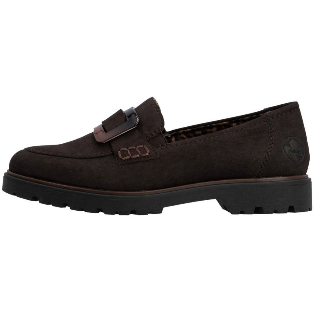Rieker 45553-25 Slipper Modischer Loafer für den stilvollen Auftritt