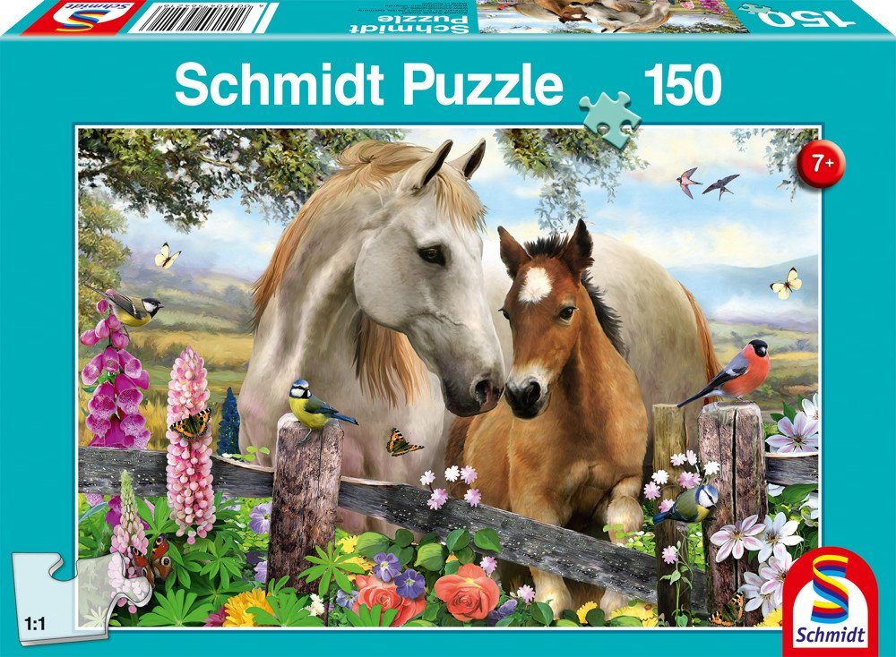 Schmidt Spiele Puzzle 150 Teile Schmidt Spiele Kinder Puzzle Stute und Fohlen 56421, 150 Puzzleteile