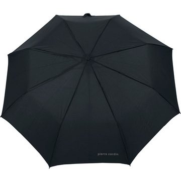Pierre Cardin Taschenregenschirm stabiler Schim Black Line mit Auf-Automatik, klassischer Look