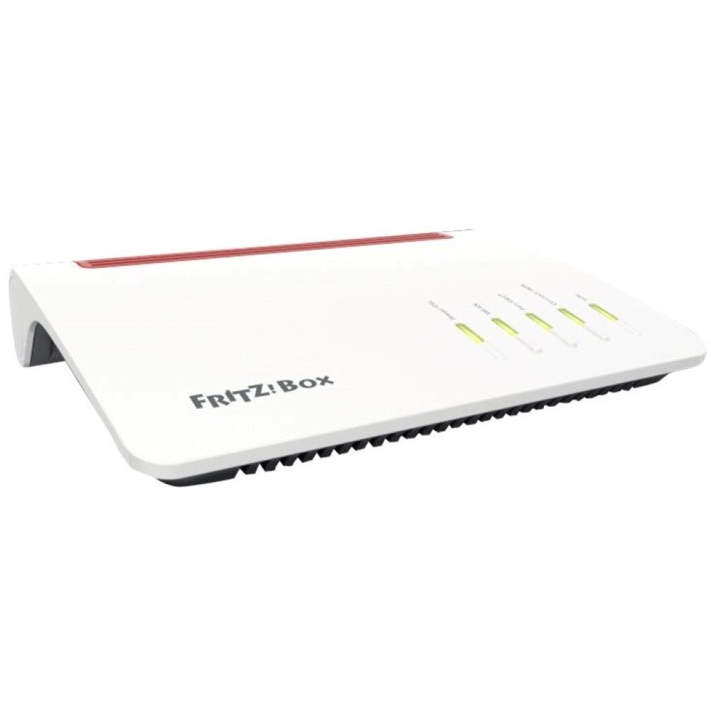 AVM FRITZ!Box 7590 international - WLAN Router - weiß/rot WLAN-Router