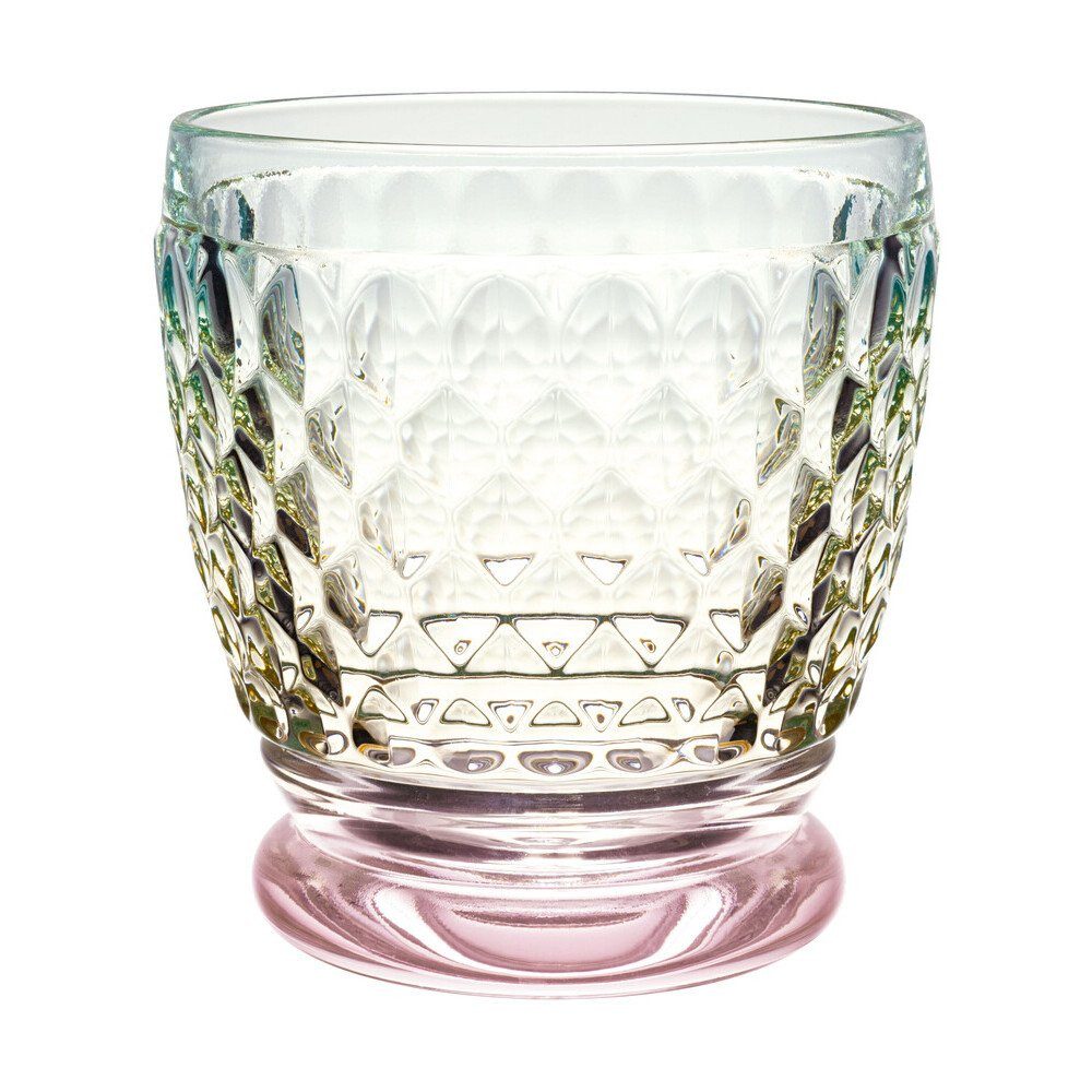 Villeroy & Boch Glas Wasserglas 0,2 l Boston Pearl, 1-tlg., Kristallglas, Wasserglas, Ø9,2cm, Kristallglas, mehrfarbig