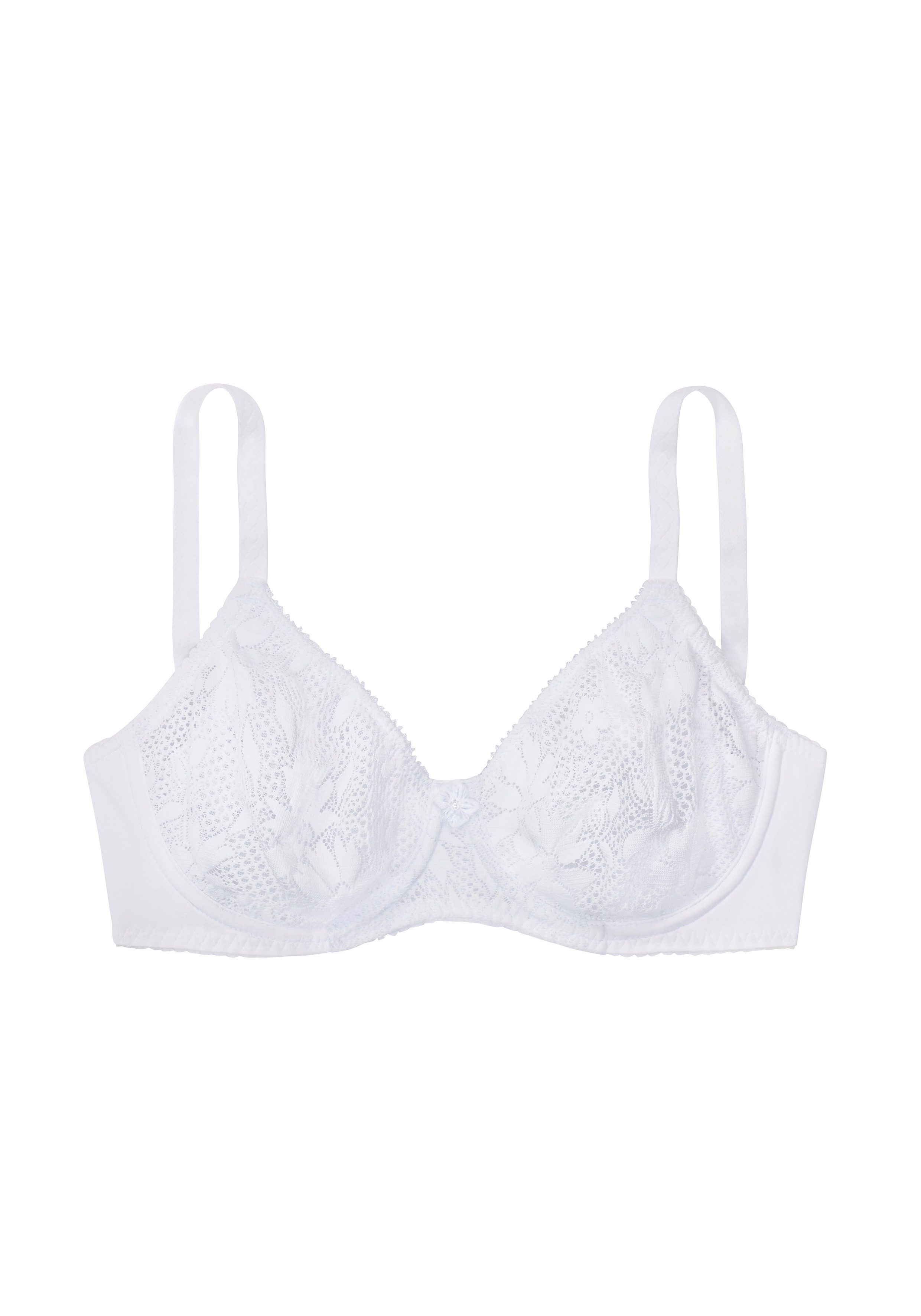 Nuance by Lascana T-Shirt-BH mit Bügel, mit nahtlosen Cups aus glatter Spitze, Dessous