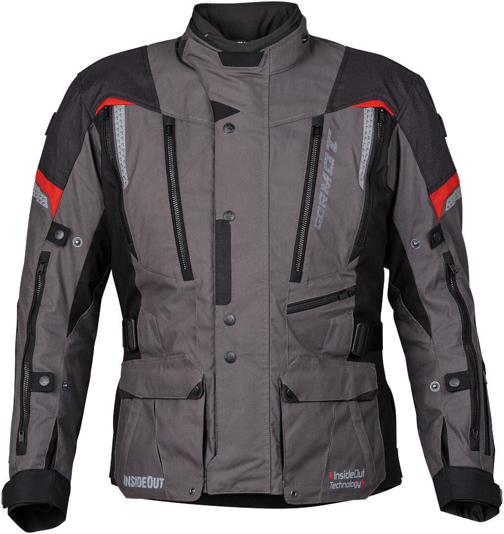 Germot Motorradjacke InsideOut Motorrad Textiljacke Rückenprotektor enthalten