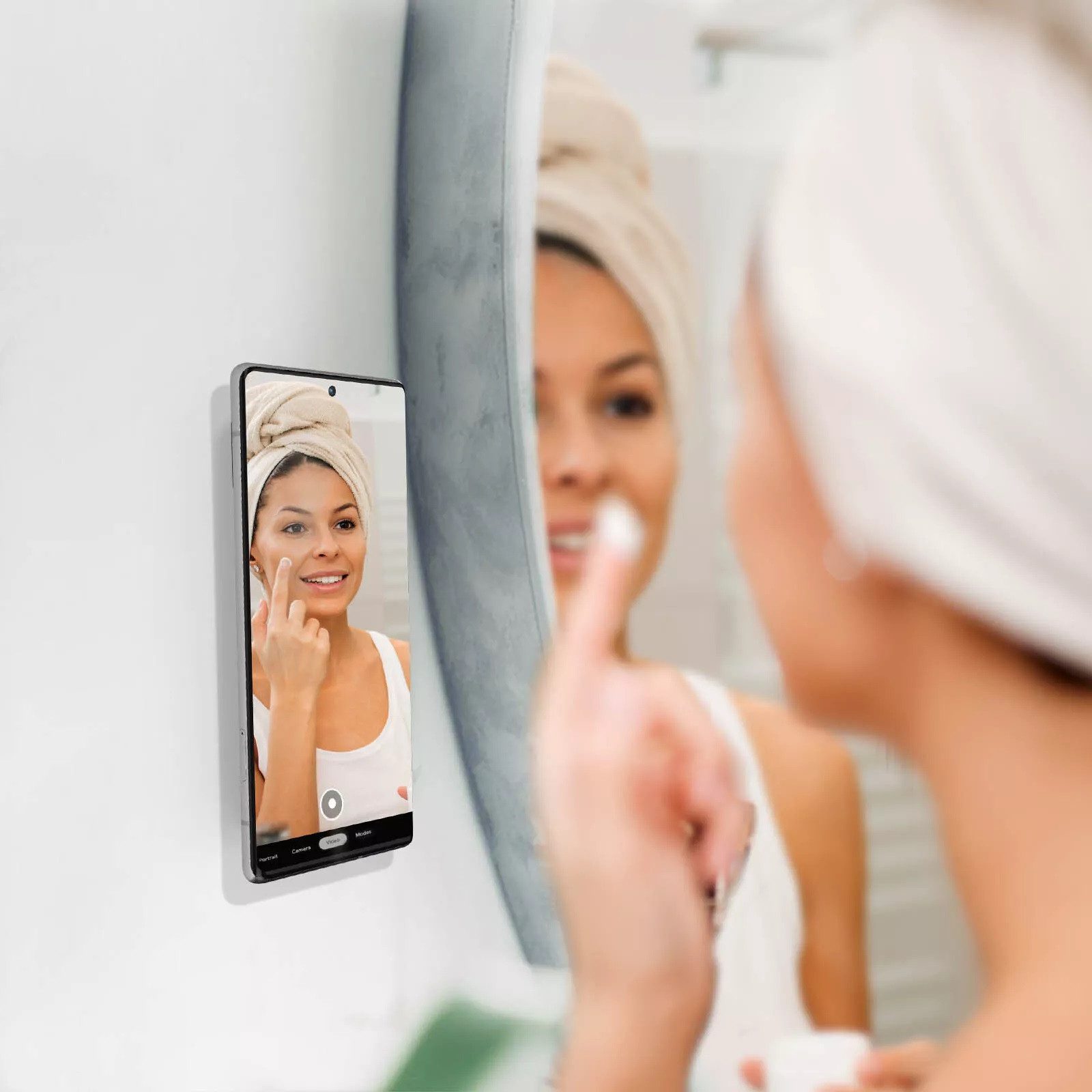 SWISSTEN Handy-Halterung Metallplatten für Magnethalterungen 2 Platten mit 3M-Kleber