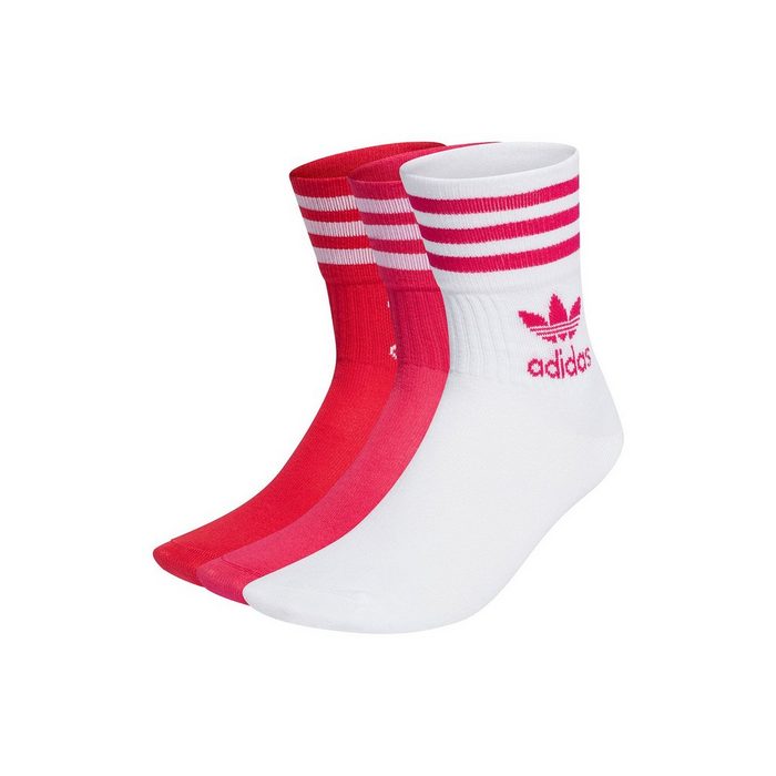 adidas Originals Freizeitsocken Adidas Originals Socken Dreierpack MID CUT CREW H32335 Mehrfarbig