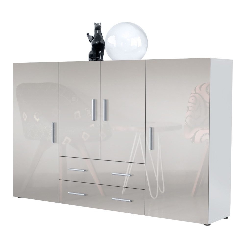 Vladon Highboard Nora (Anrichte mit 2 günstig online kaufen