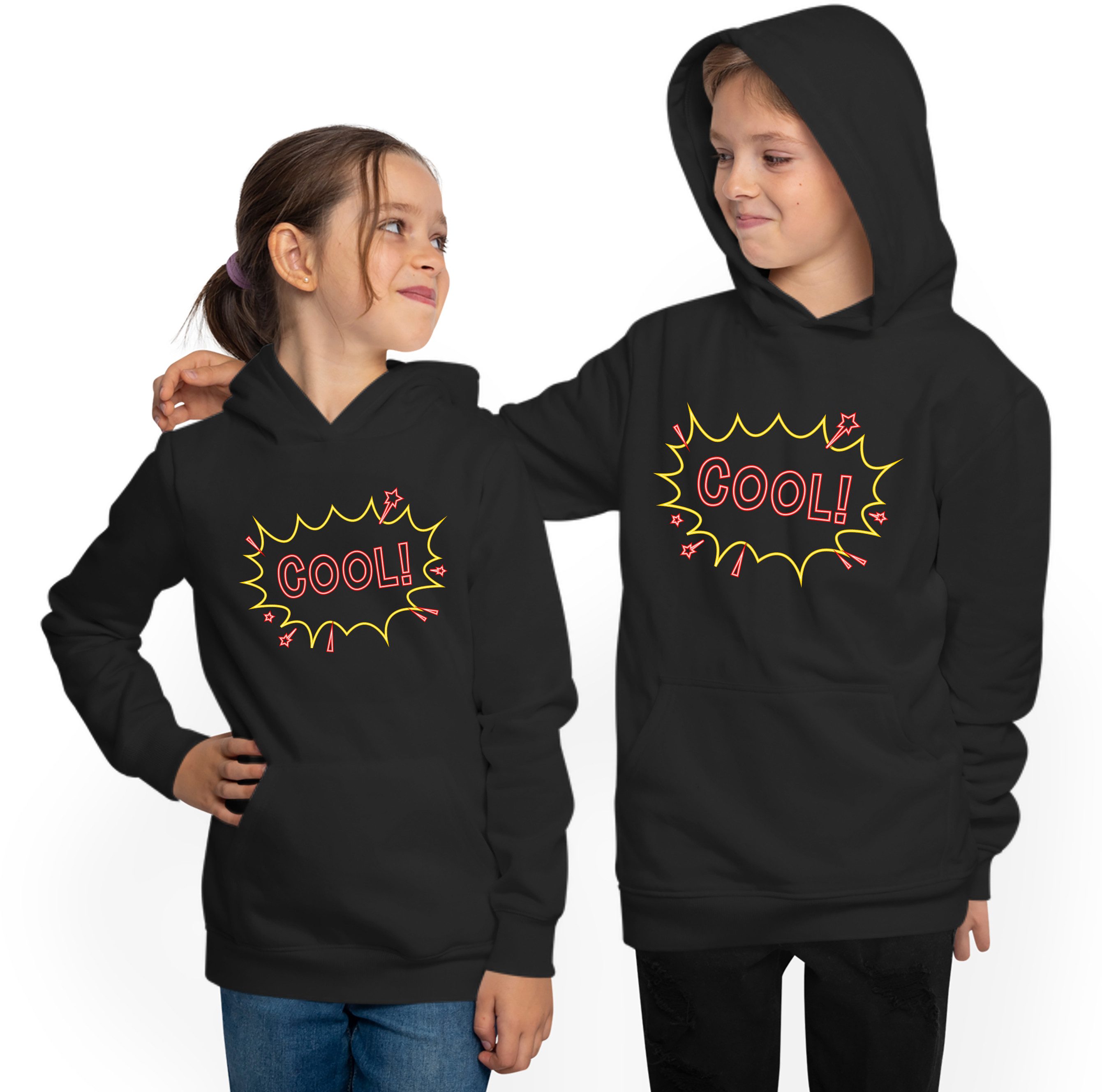MyDesign24 Sweatshirt Kinder Hoodie - Kapuzen Pulli mit coolem Print Kapuzensweater mit Aufdruck i628 – Bild 2 von 5