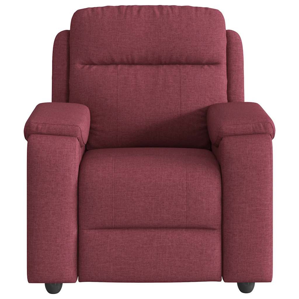 vidaXL Sessel Massagesessel Weinrot Stoff (1-St) günstig online kaufen